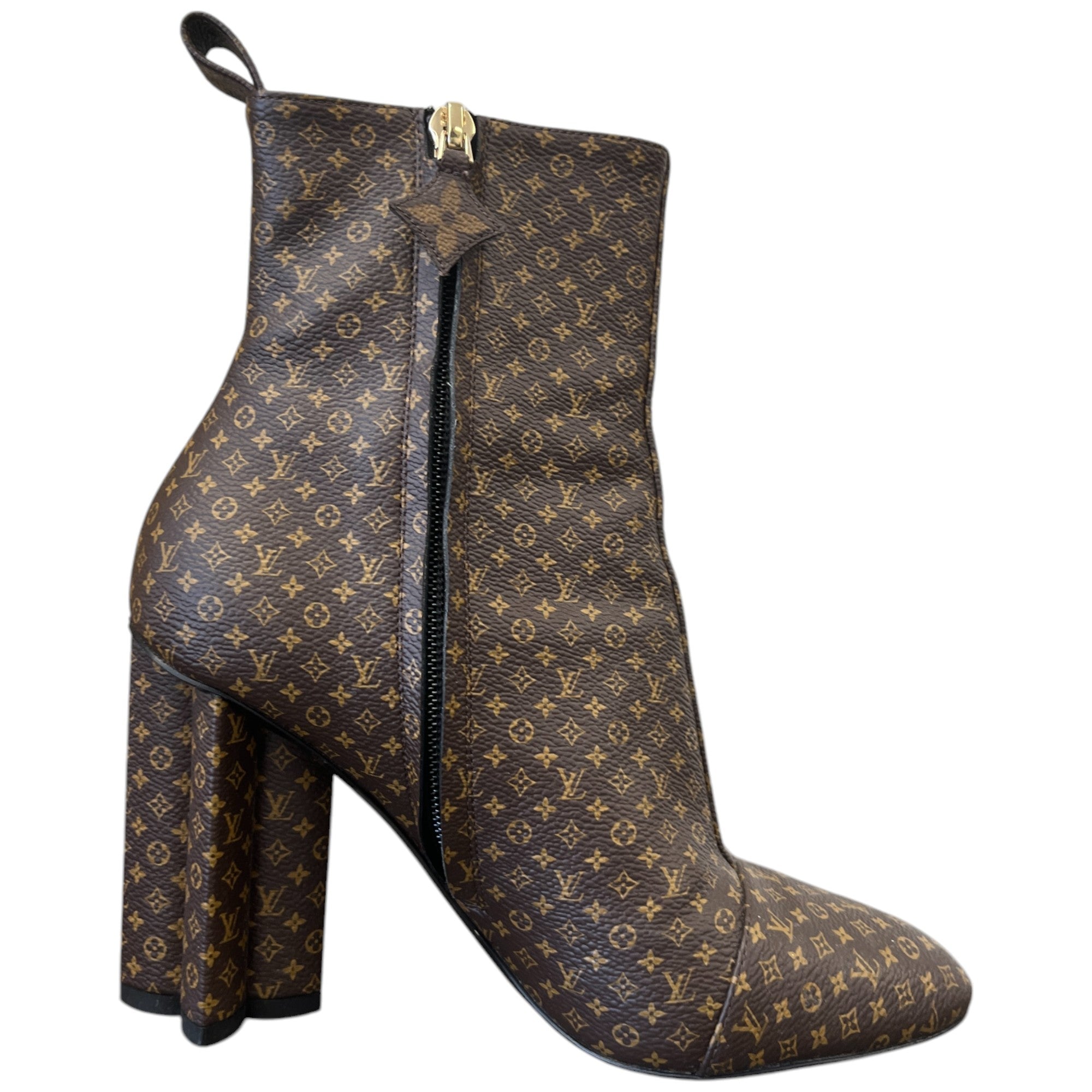 Women's Silhouette Ankle Heeled Boots Brown Size EU 36 / UK 3