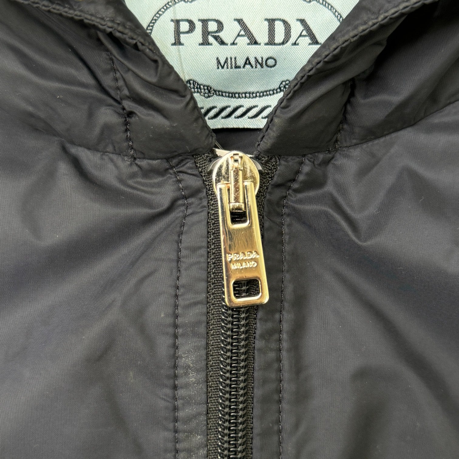 Women's Plaque Logo Jacket Navy Size IT 38 / UK 6