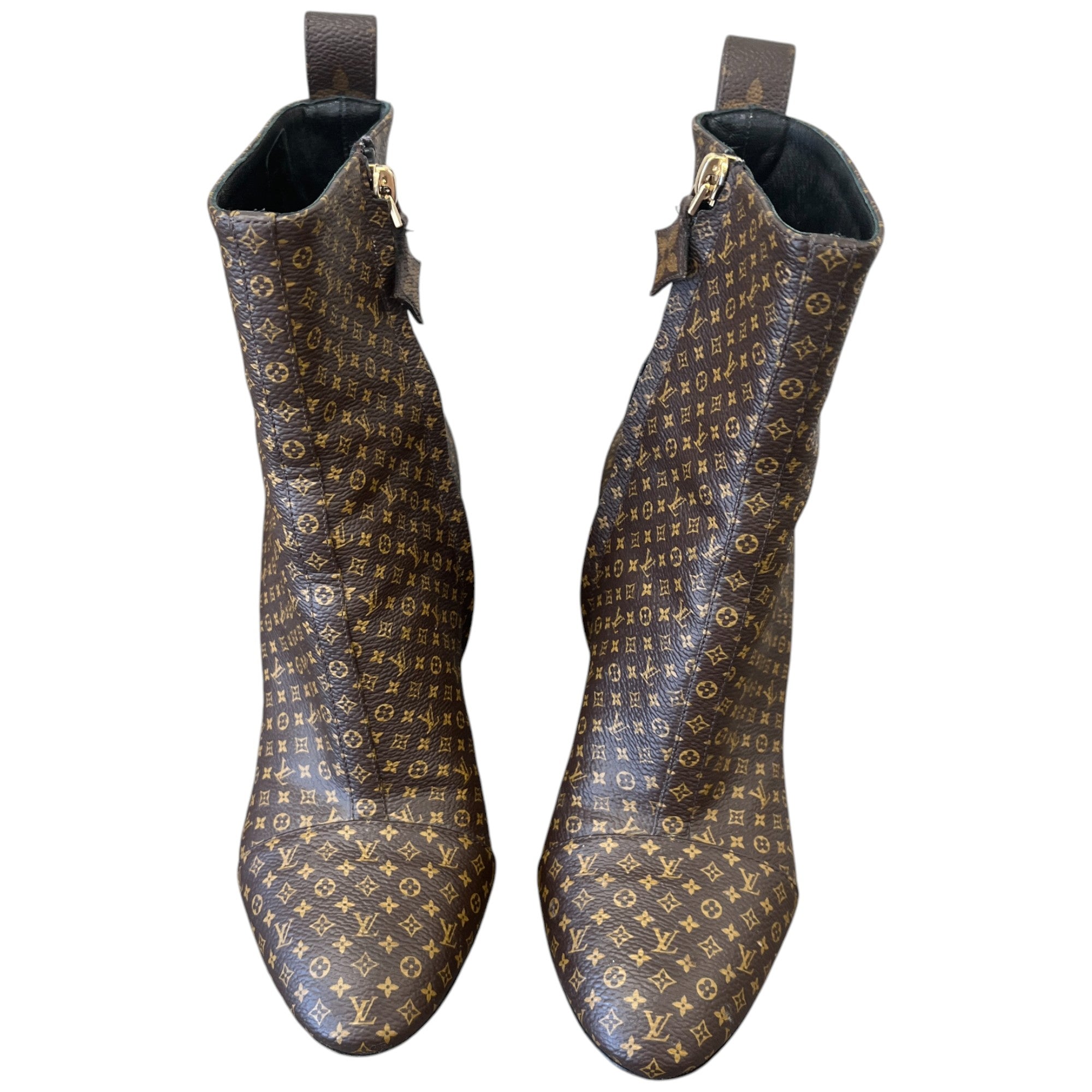 Women's Silhouette Ankle Heeled Boots Brown Size EU 36 / UK 3