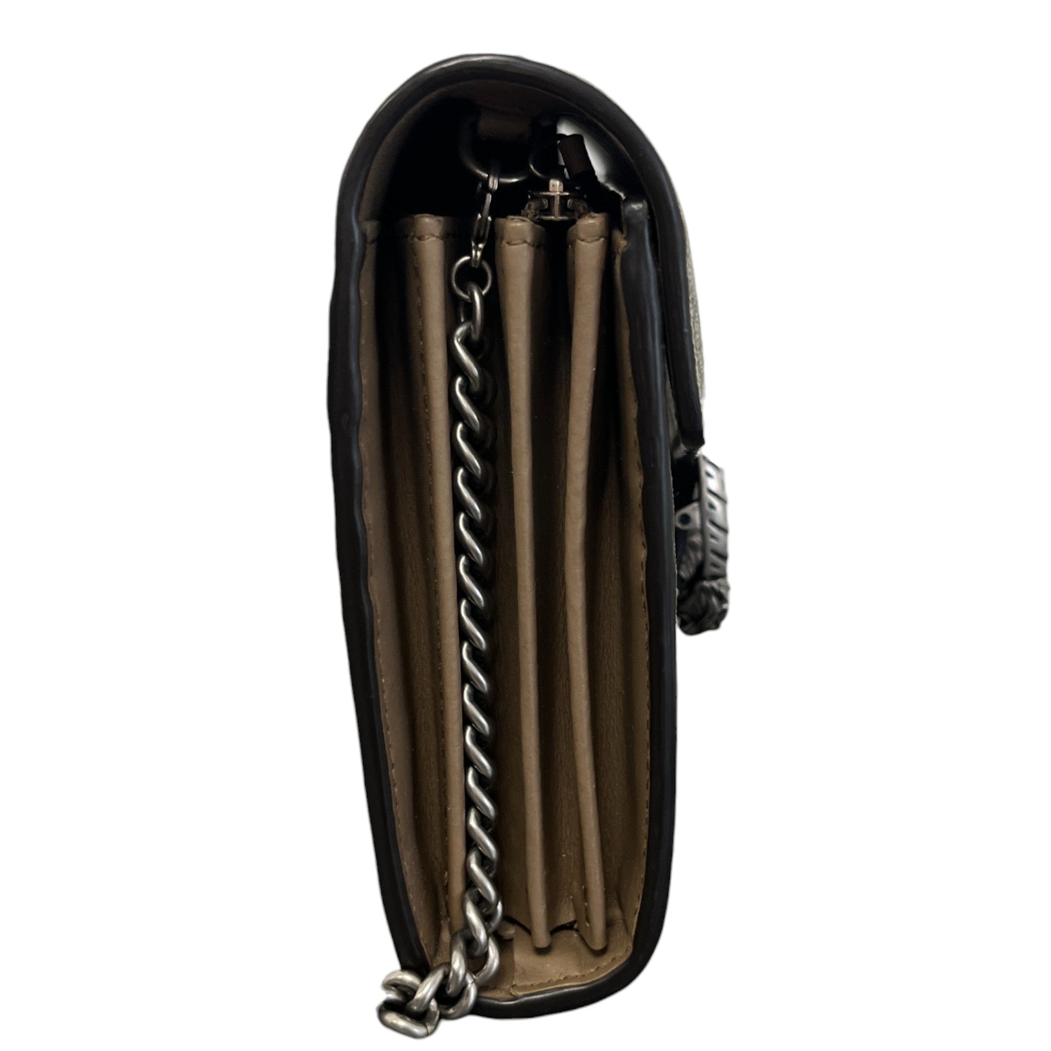 Women's Gg Supreme Dionysus Canvas Wallet-On-Chain Bag Beige