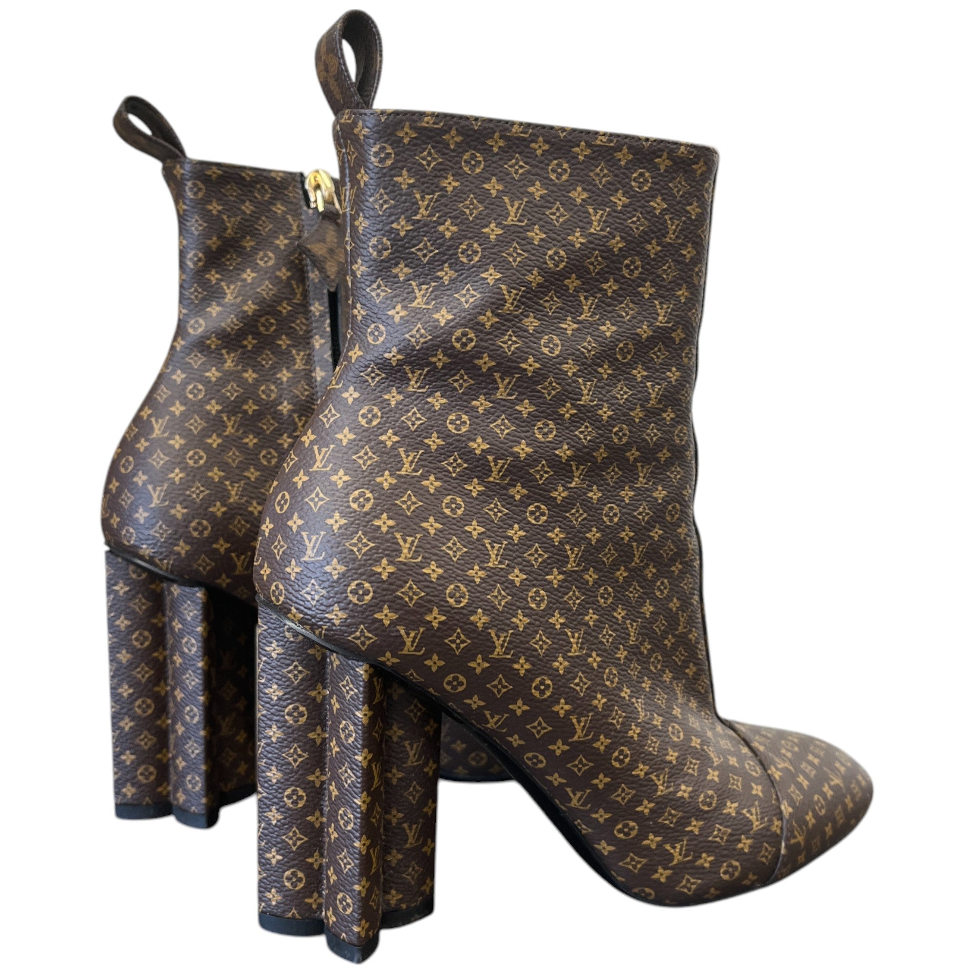 Women's Silhouette Ankle Heeled Boots Brown Size EU 36 / UK 3