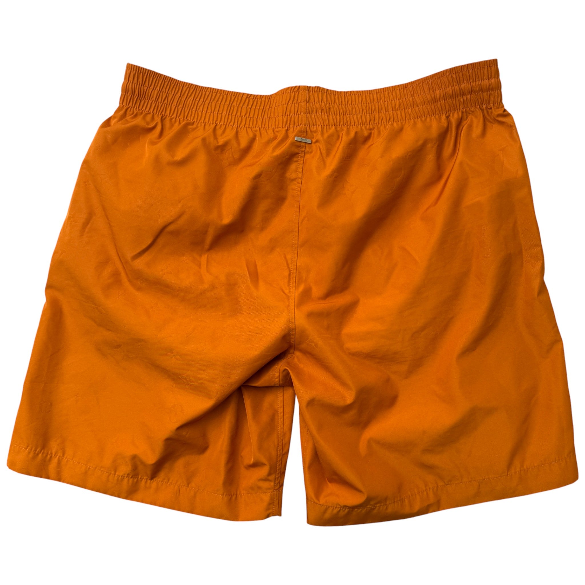 Men's Monogram Swim Shorts Orange Size M