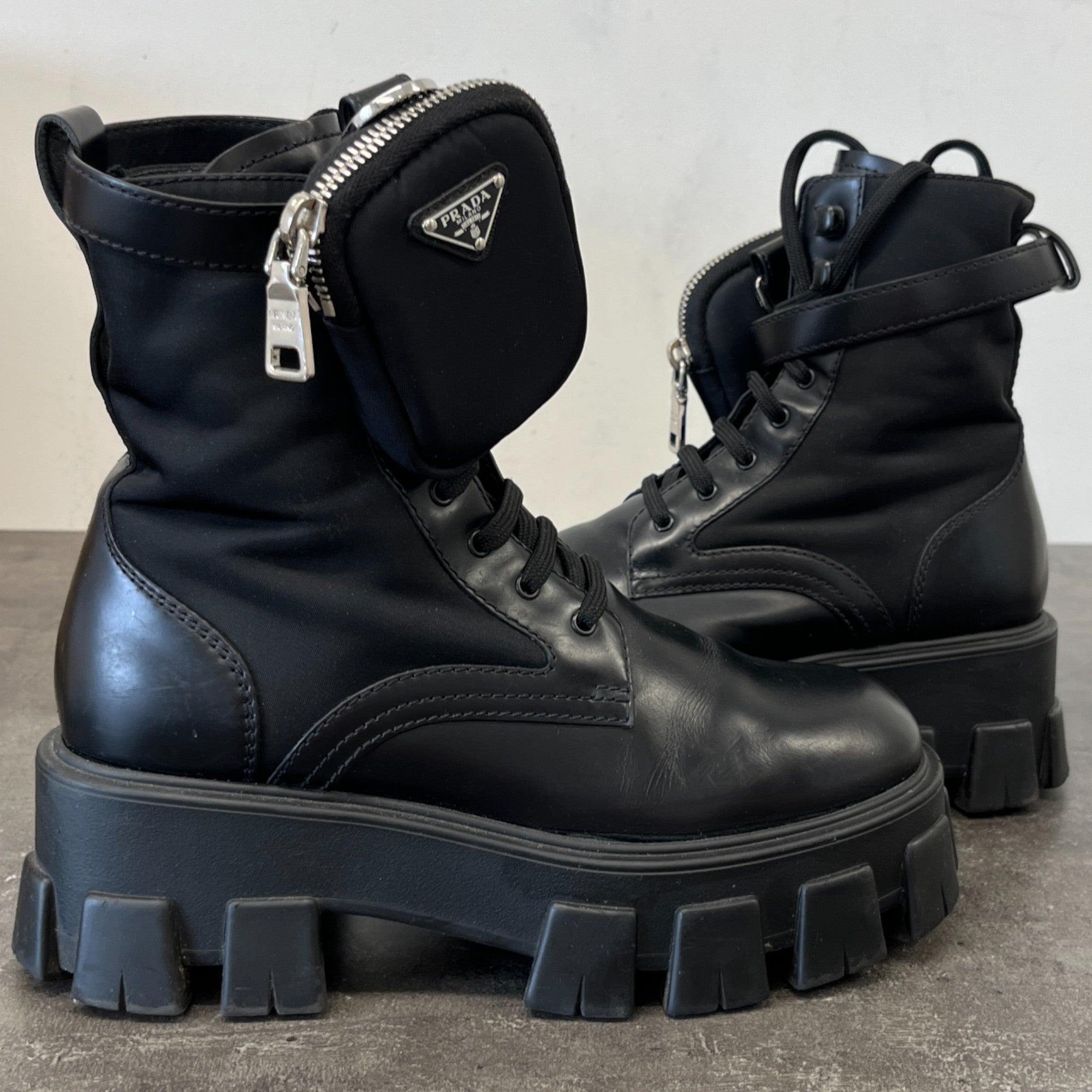 Women's Monolith Re-Nylon With Pouch Boots Black Size EU 37 / UK 4