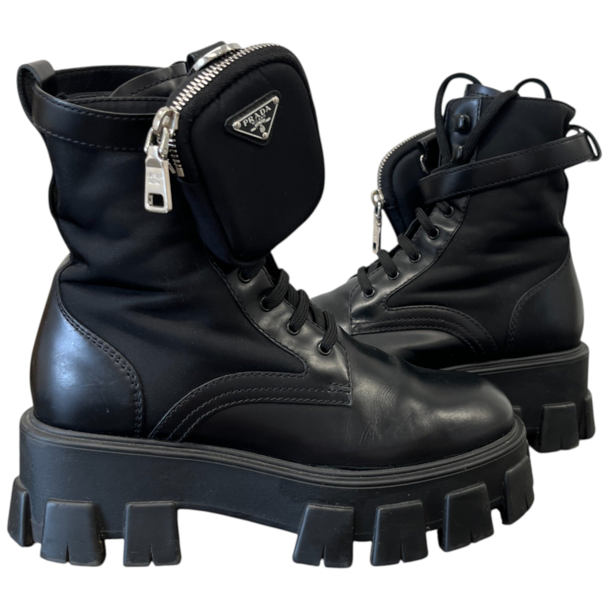 Women's Monolith Re-Nylon With Pouch Boots Black Size EU 37 / UK 4