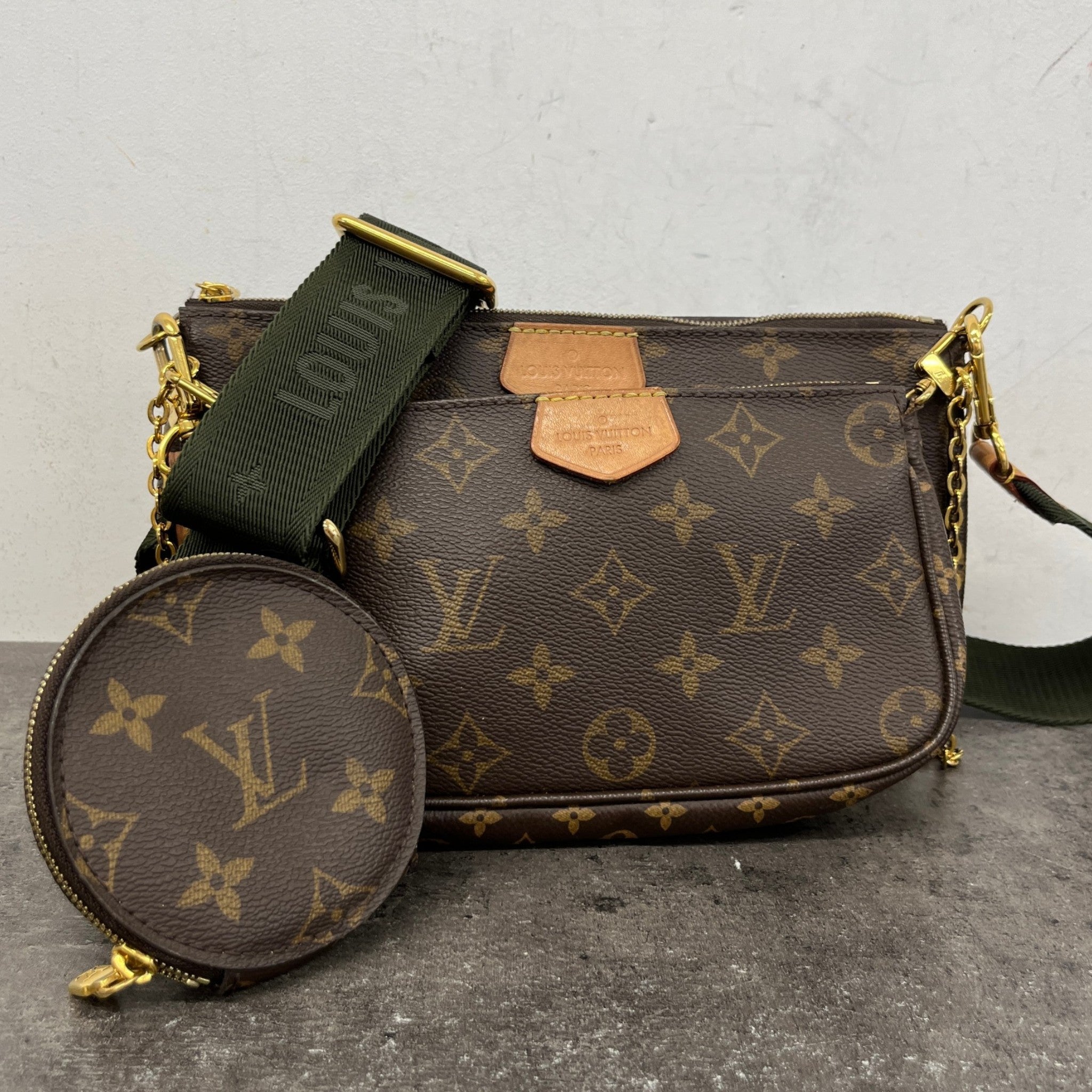 Women's Monogram Multi Pochette Accessoires Bag Brown