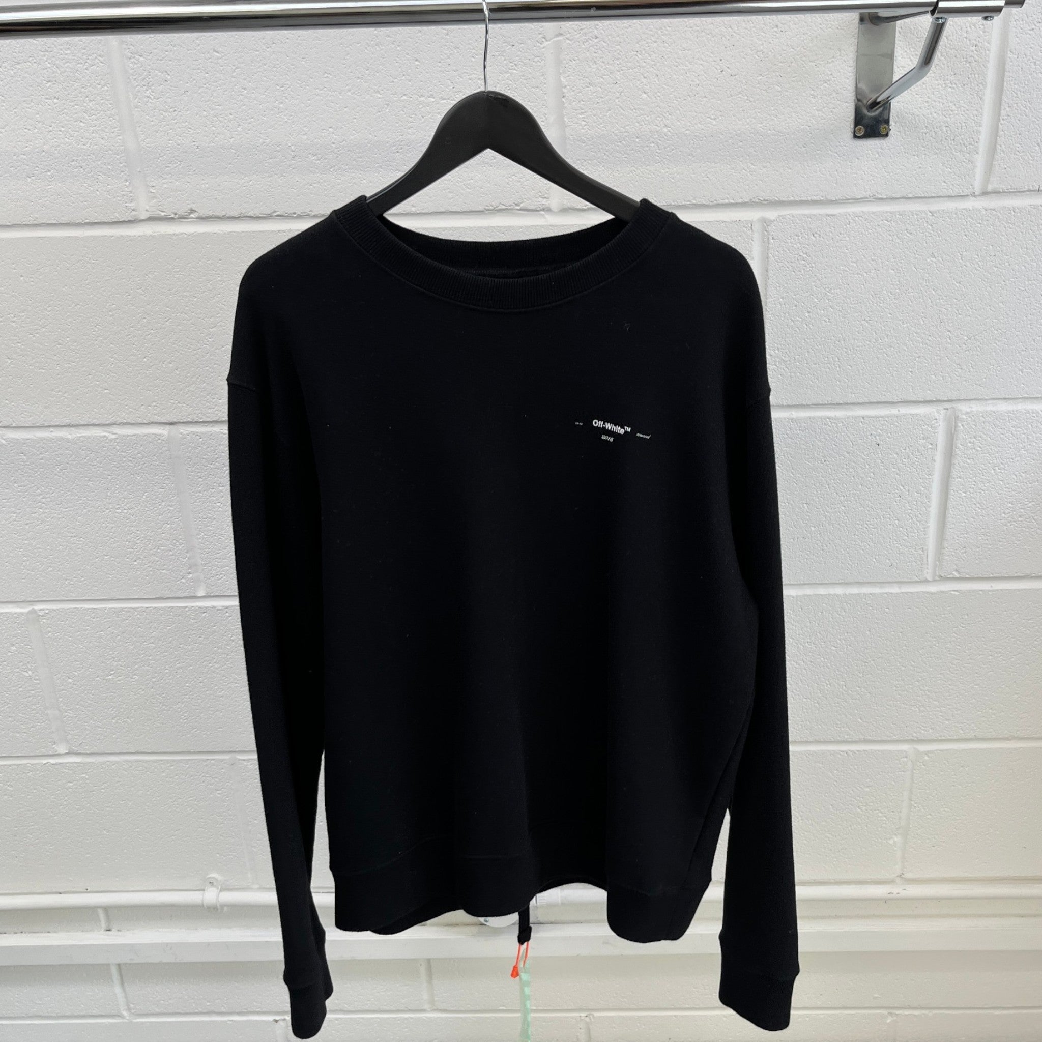 Men's Arrow Logo Jumper Black Size XL