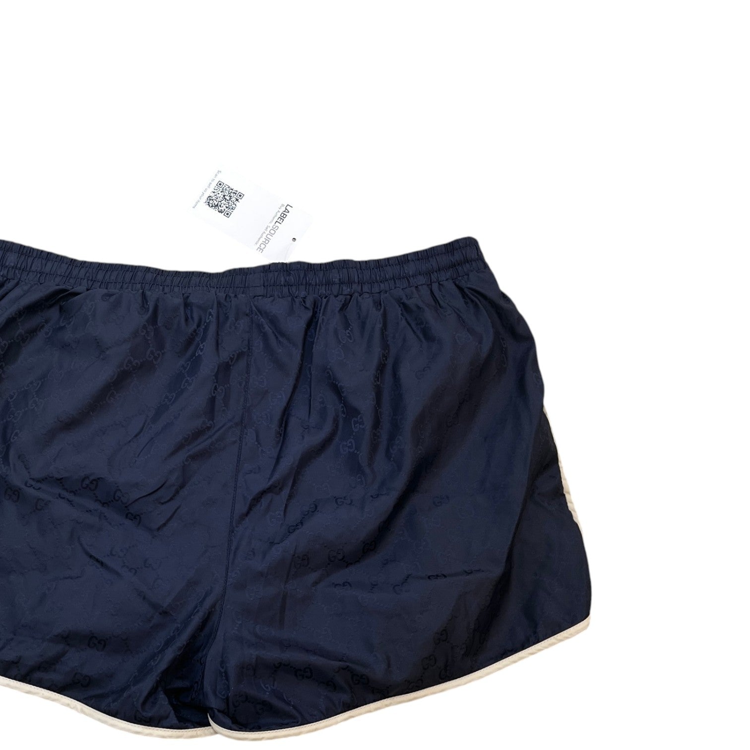 Men's Gg Supreme Bee Swim Shorts Navy Size W30 / IT 46