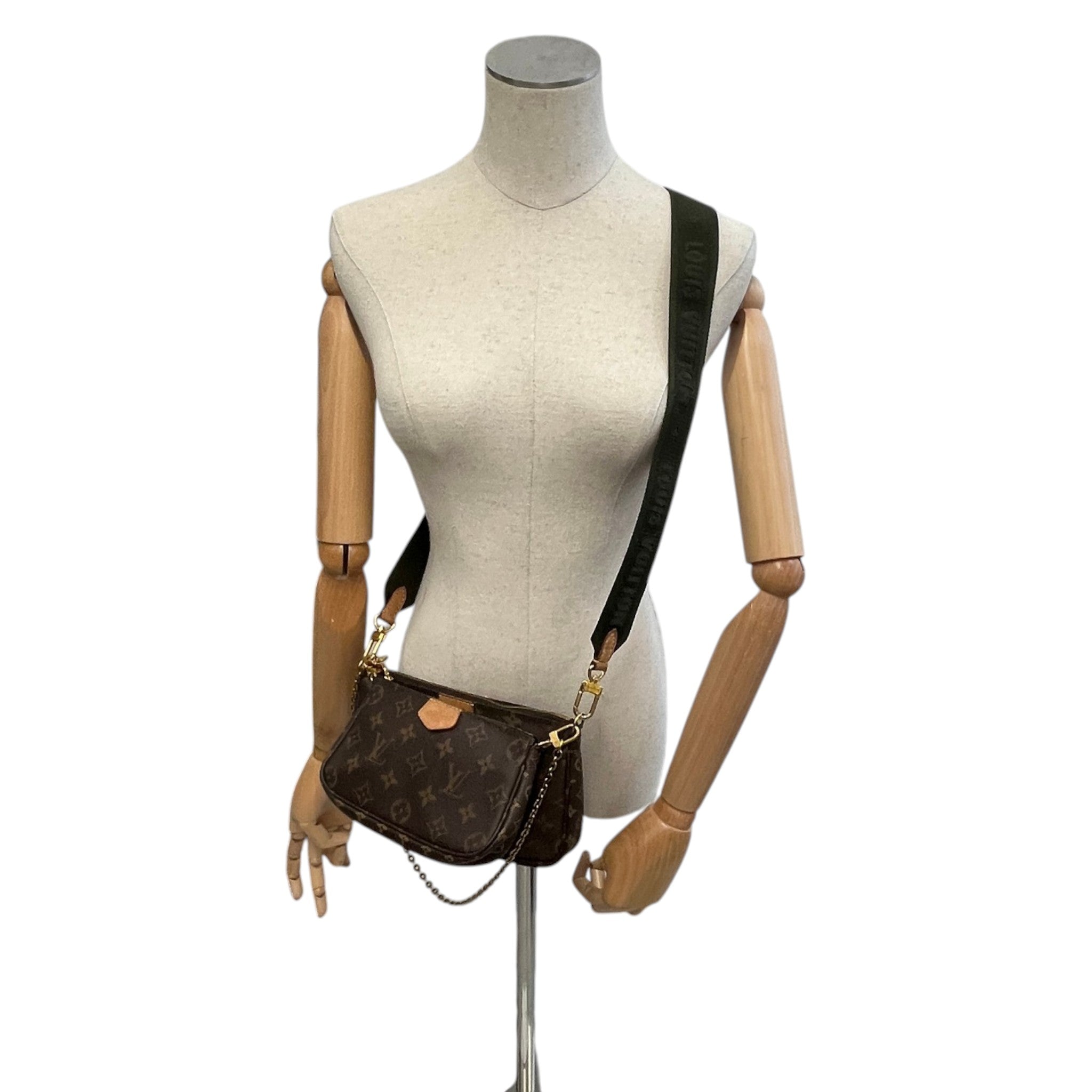 Women's Monogram Multi Pochette Accessoires Bag Brown
