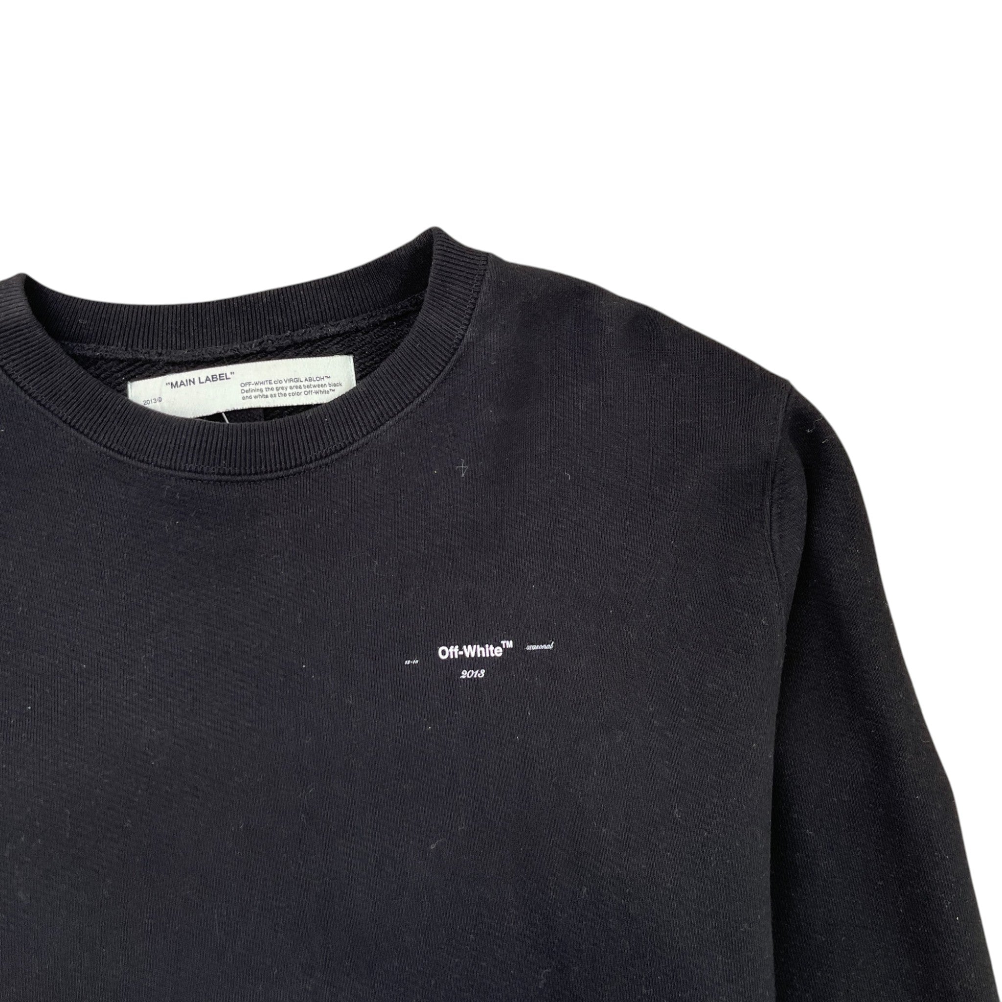 Men's Arrow Logo Jumper Black Size XL