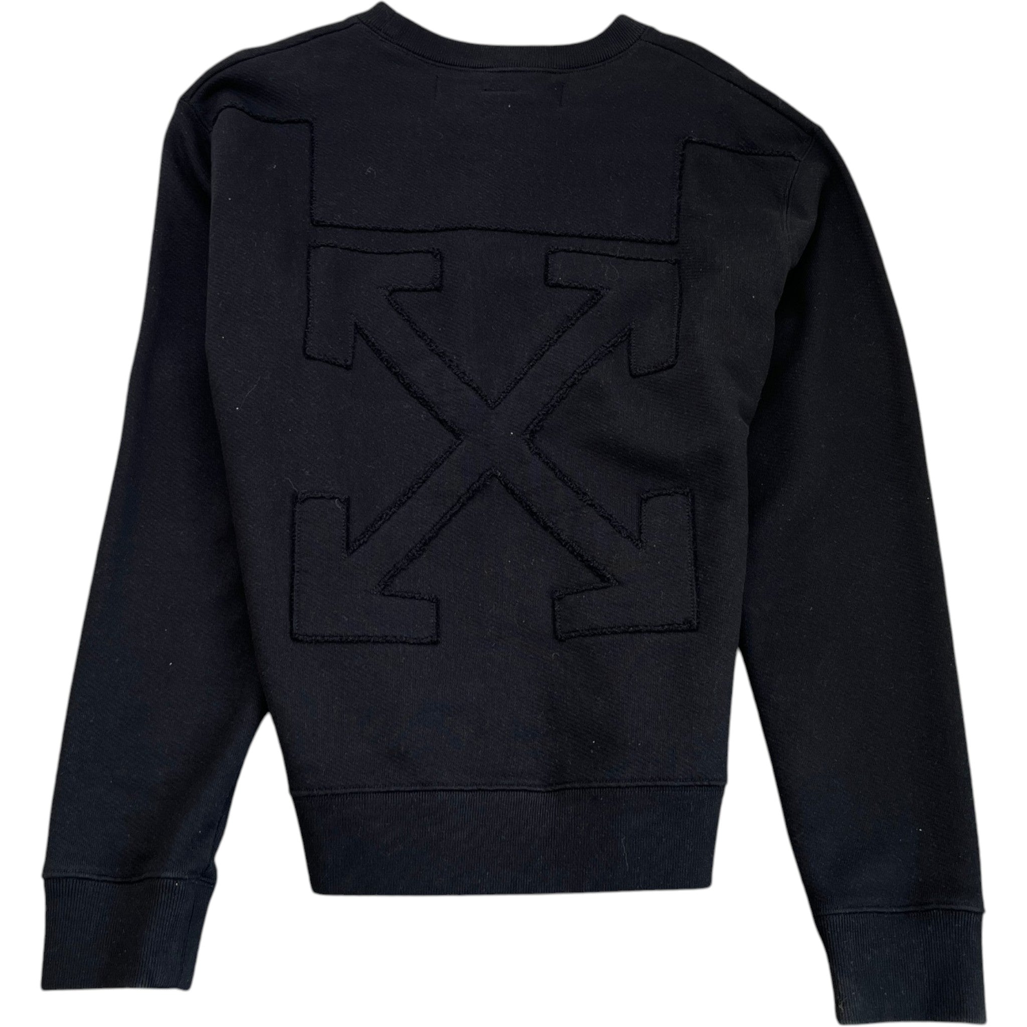Men's Arrow Logo Jumper Black Size XL