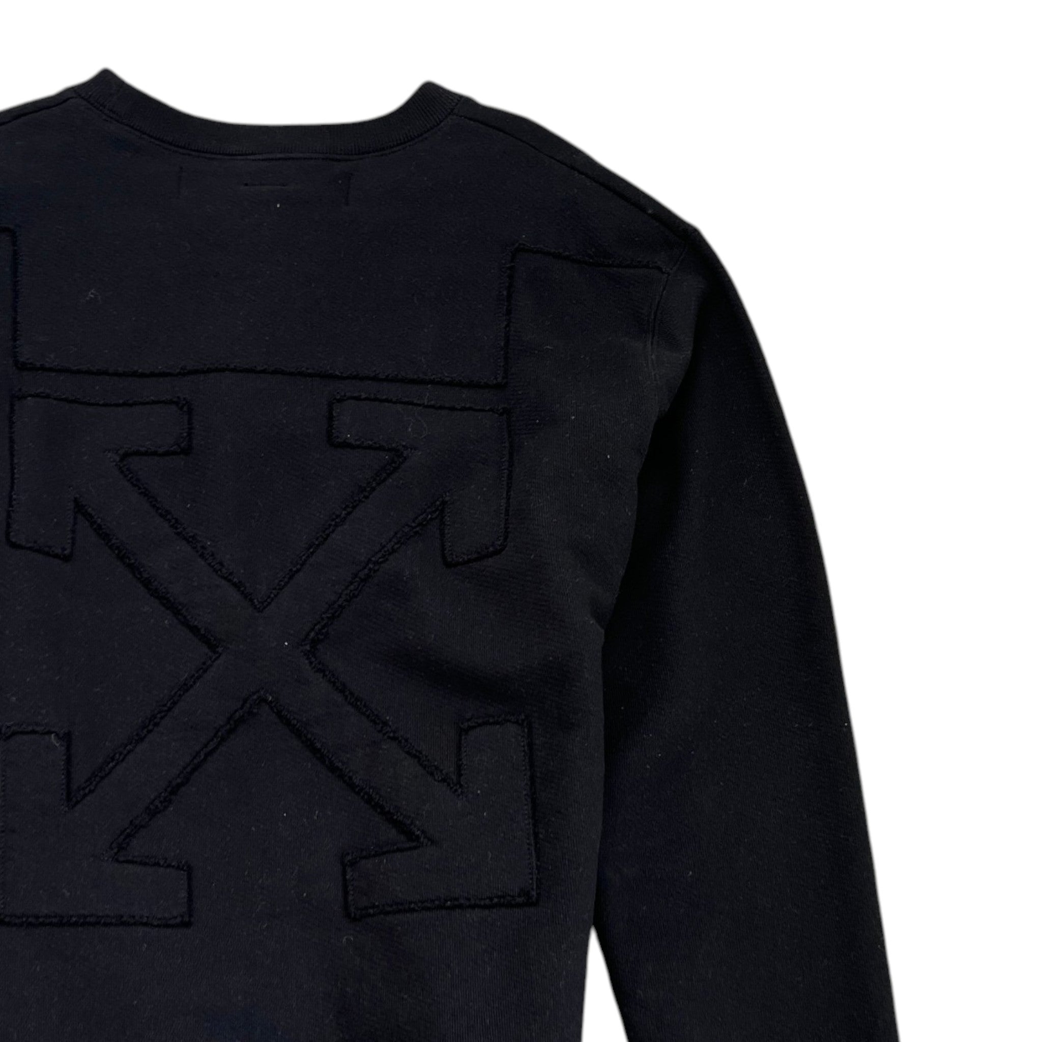 Men's Arrow Logo Jumper Black Size XL