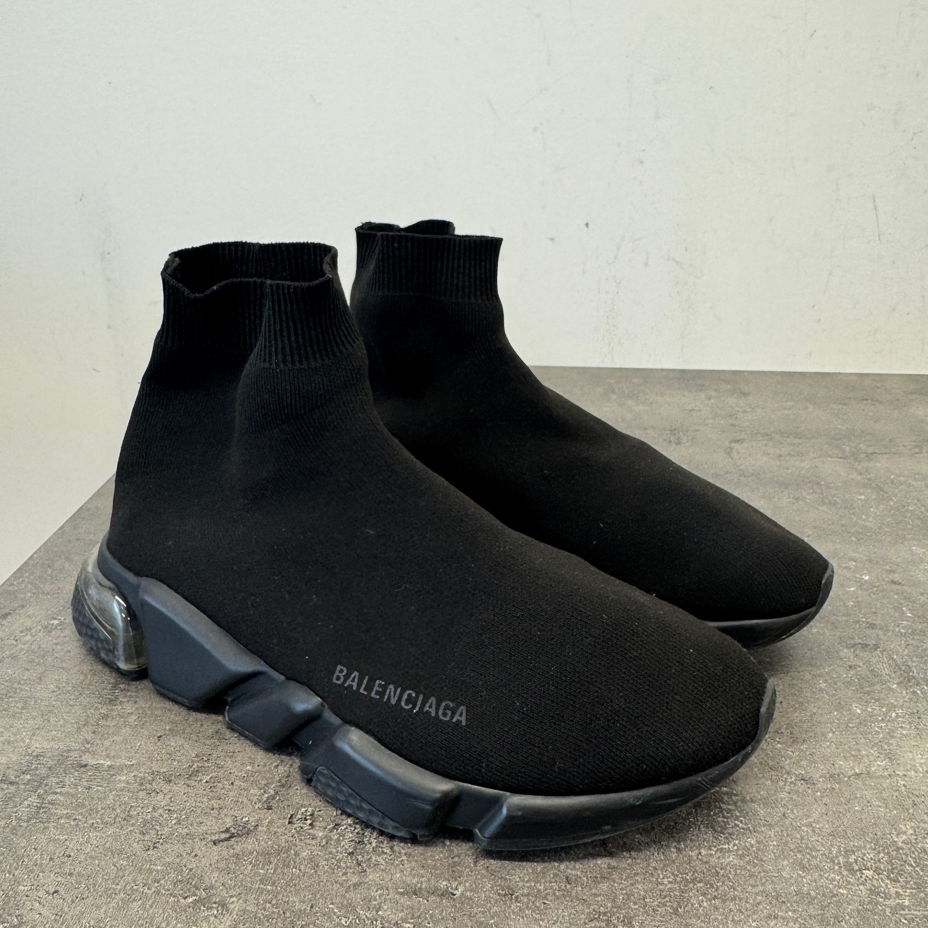 Men's Speed Socks High Trainers Black Size EU 42 / UK 8