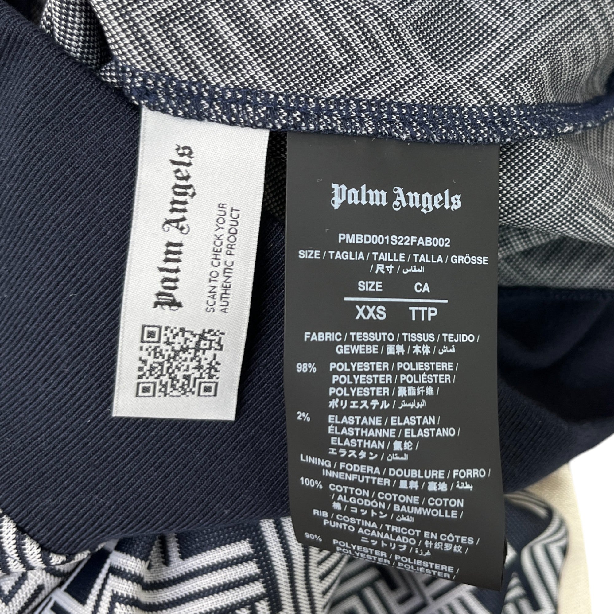 Men's Monogram Track Jacket Navy Size XXS