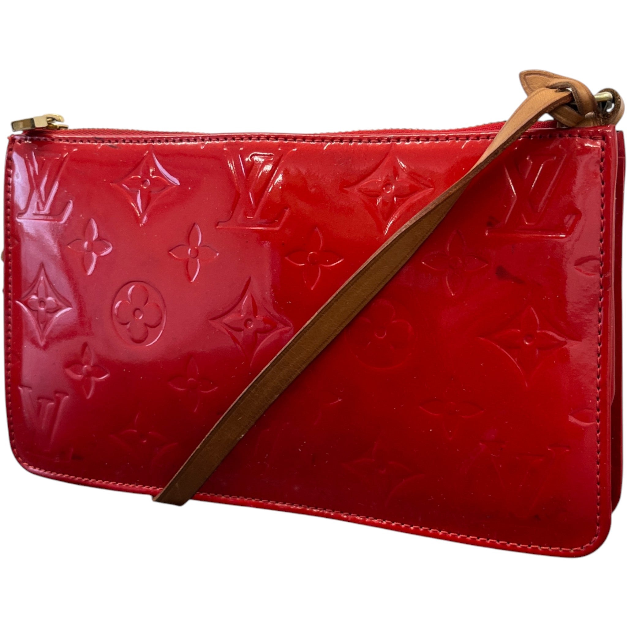 Women's Monogram Vernis Lexington Pochette Handbag Red