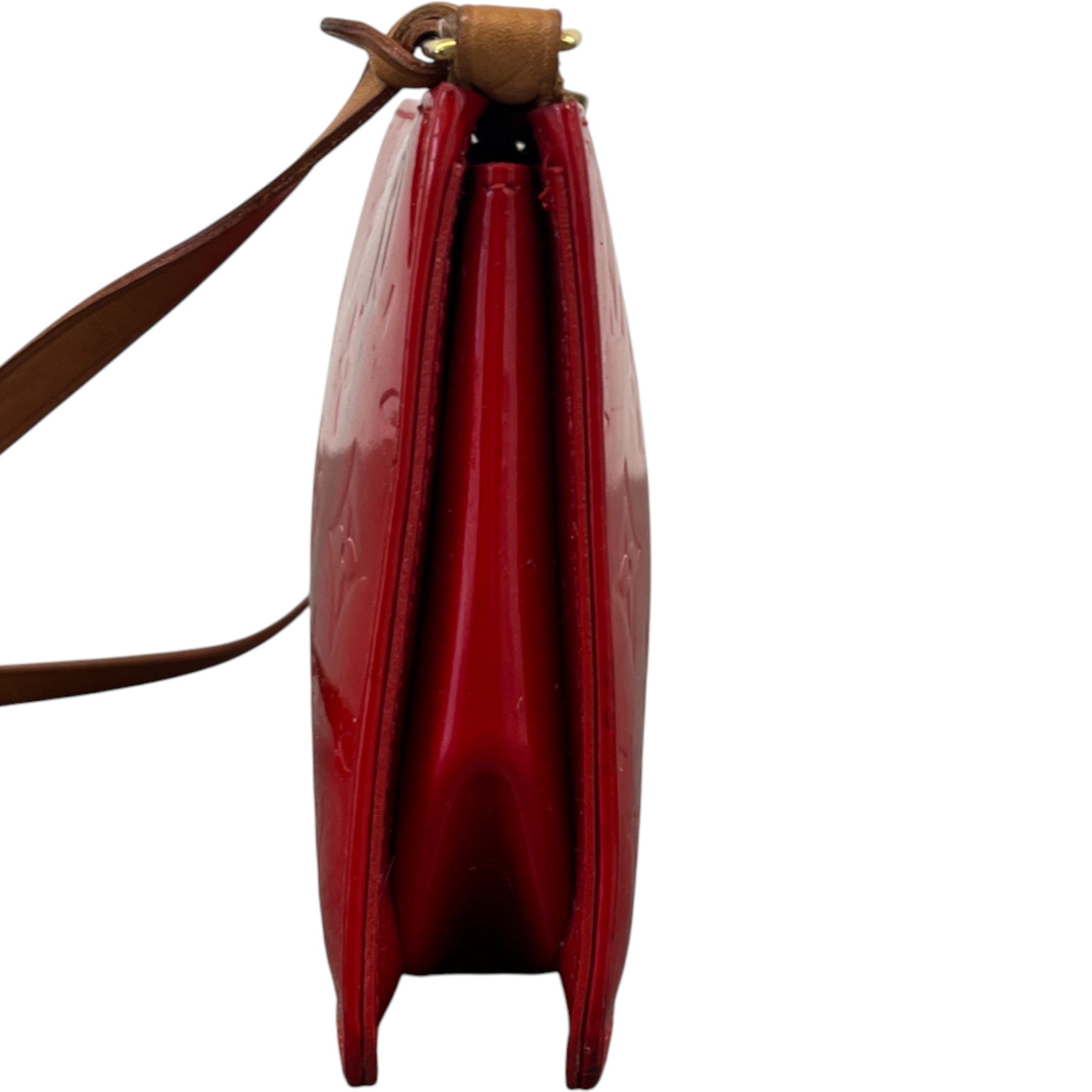 Women's Monogram Vernis Lexington Pochette Handbag Red