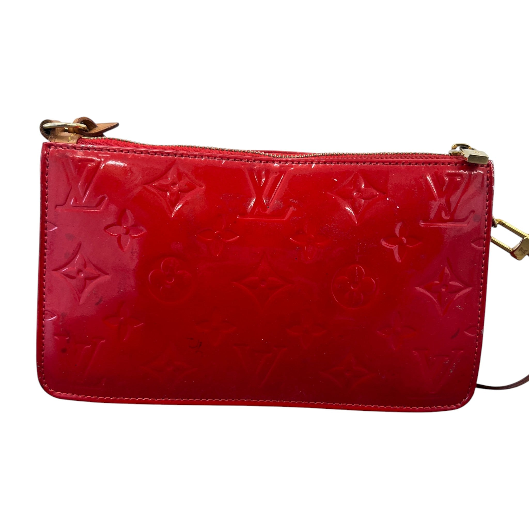 Women's Monogram Vernis Lexington Pochette Handbag Red