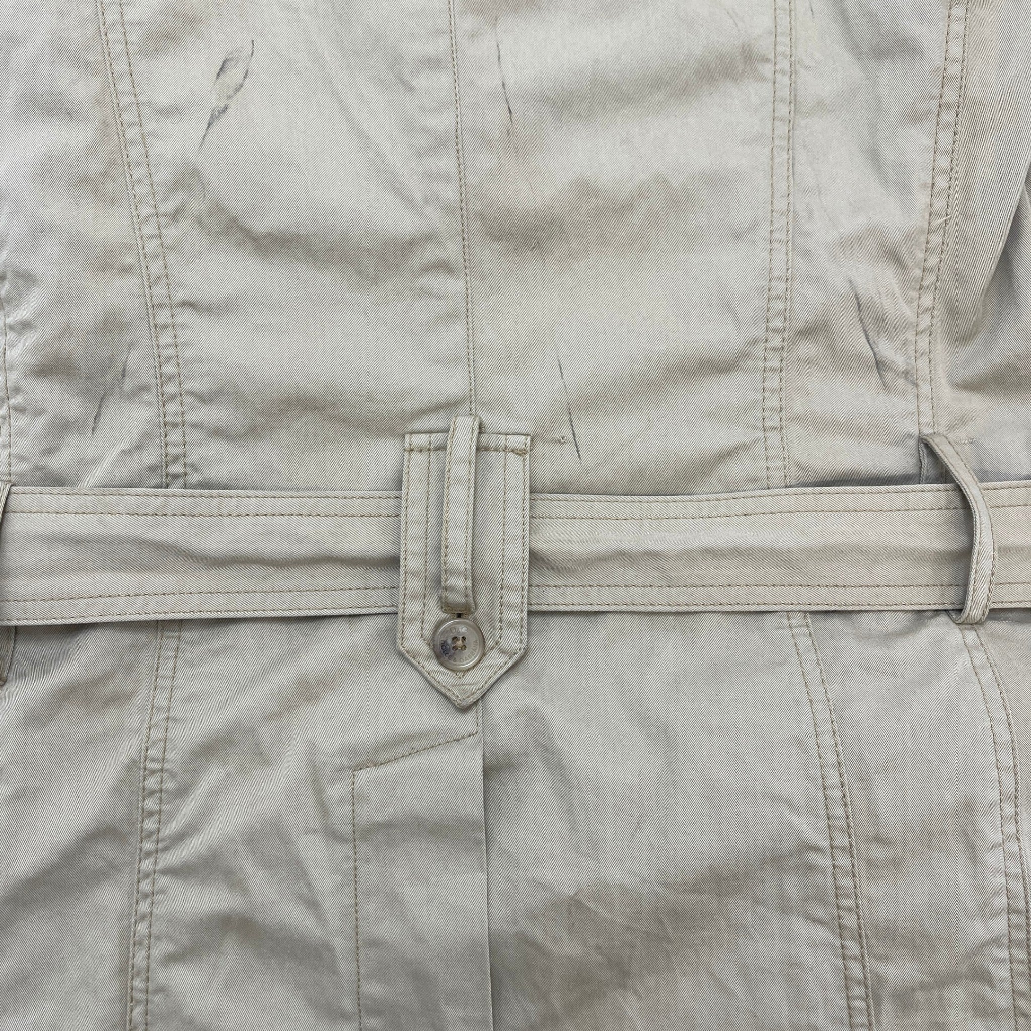 Women's Trench Coat Jacket Beige Size 44 / UK 12