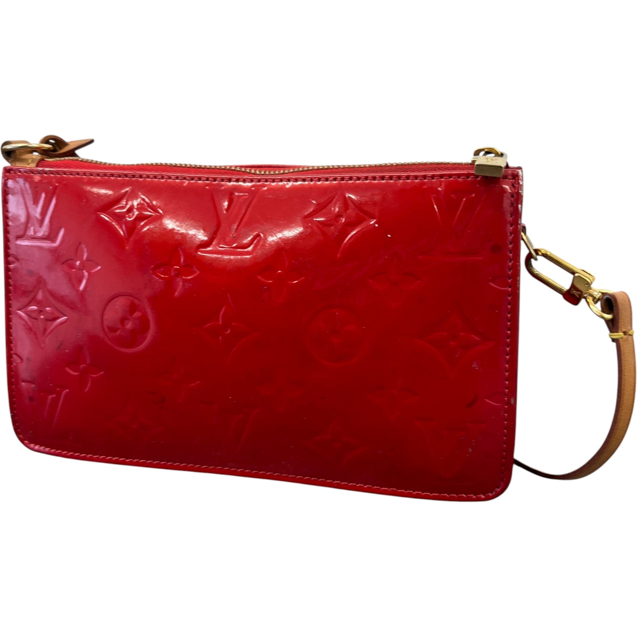 Women's Monogram Vernis Lexington Pochette Handbag Red