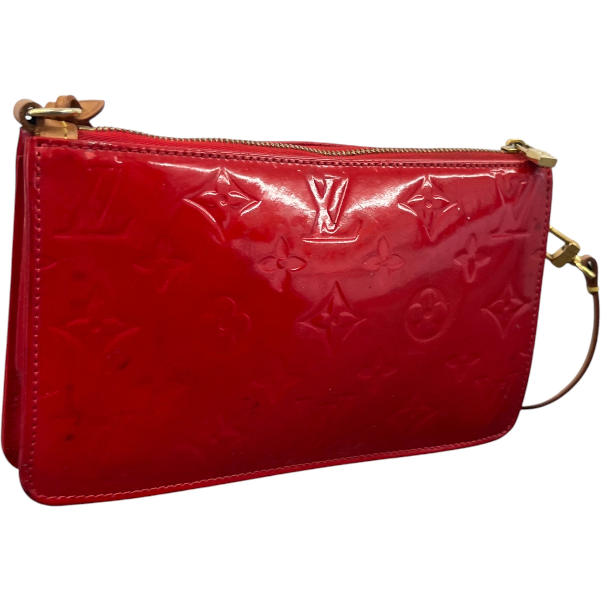 Women's Monogram Vernis Lexington Pochette Handbag Red