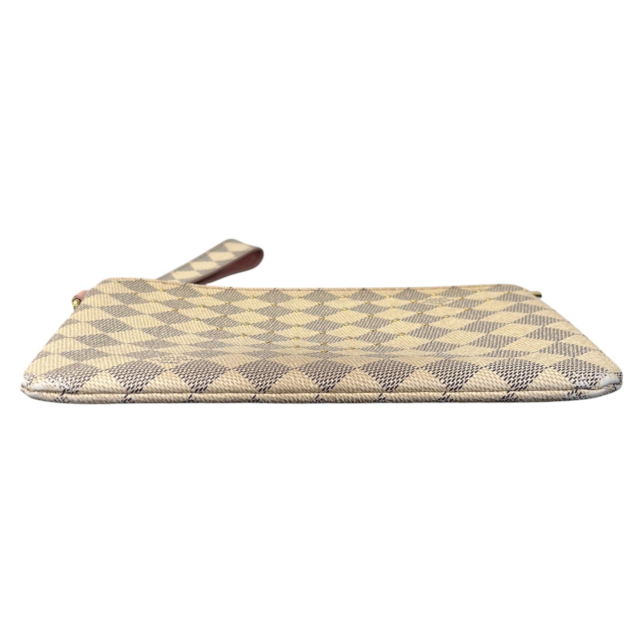 Women's Damier Azur Canvas Pochette Pouch Cream