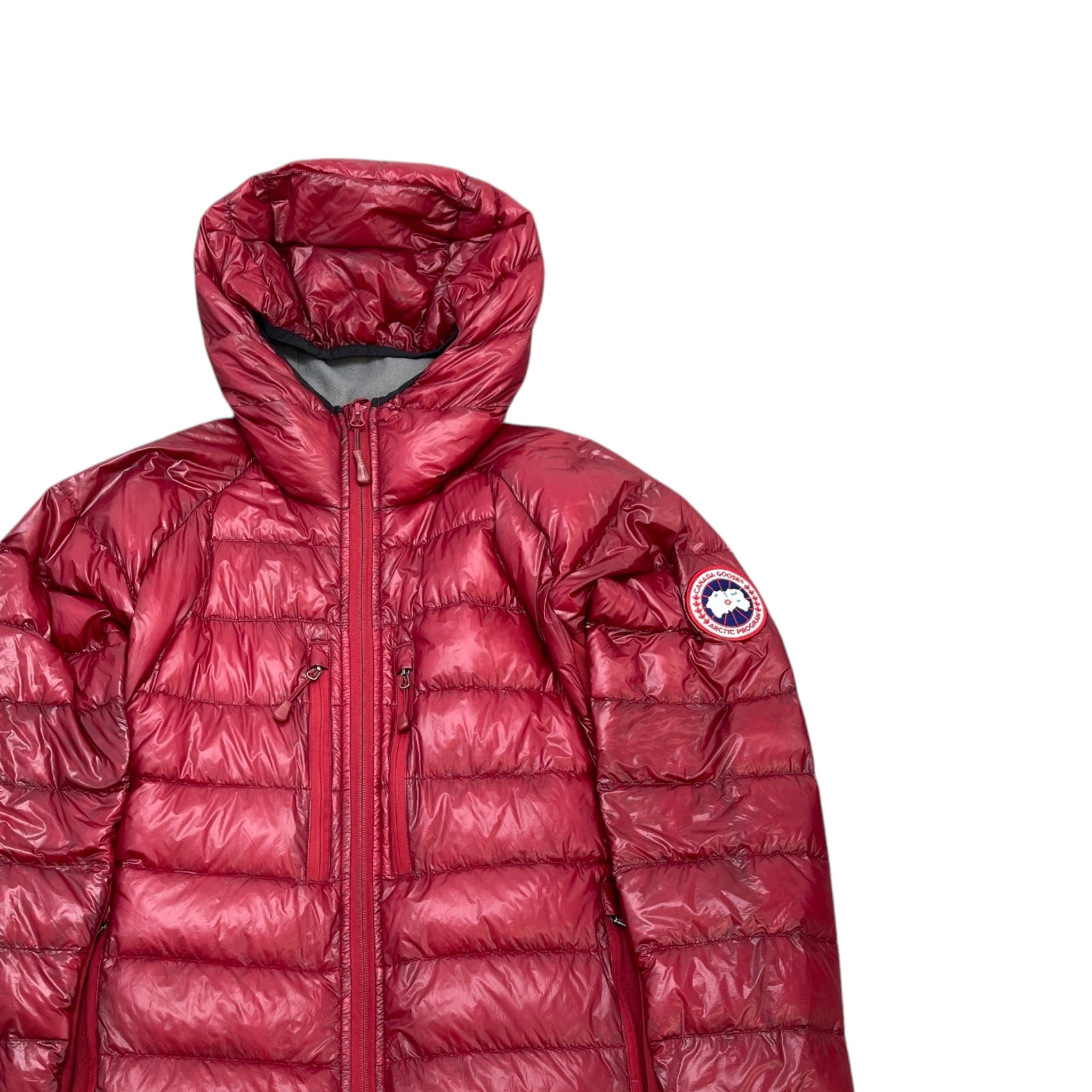 Men's Hybridge Lite Down Jacket Red Size L