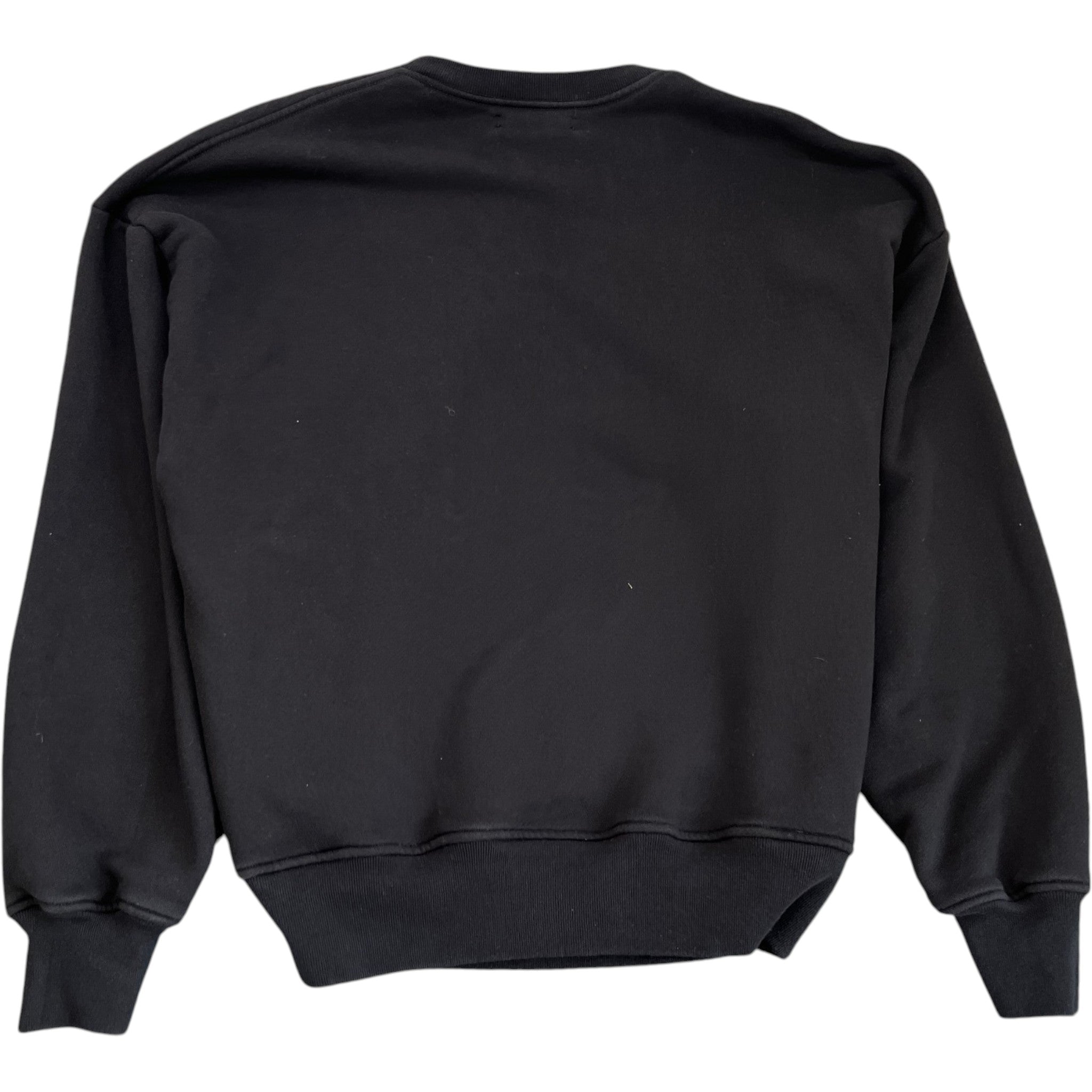 Men's Crane Crew Oversized Sweatshirt Black Size S