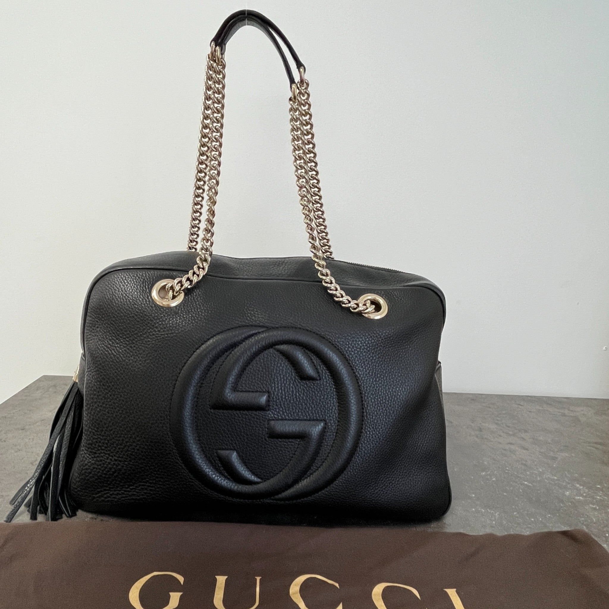 Women's Soho Chain Handbag Black