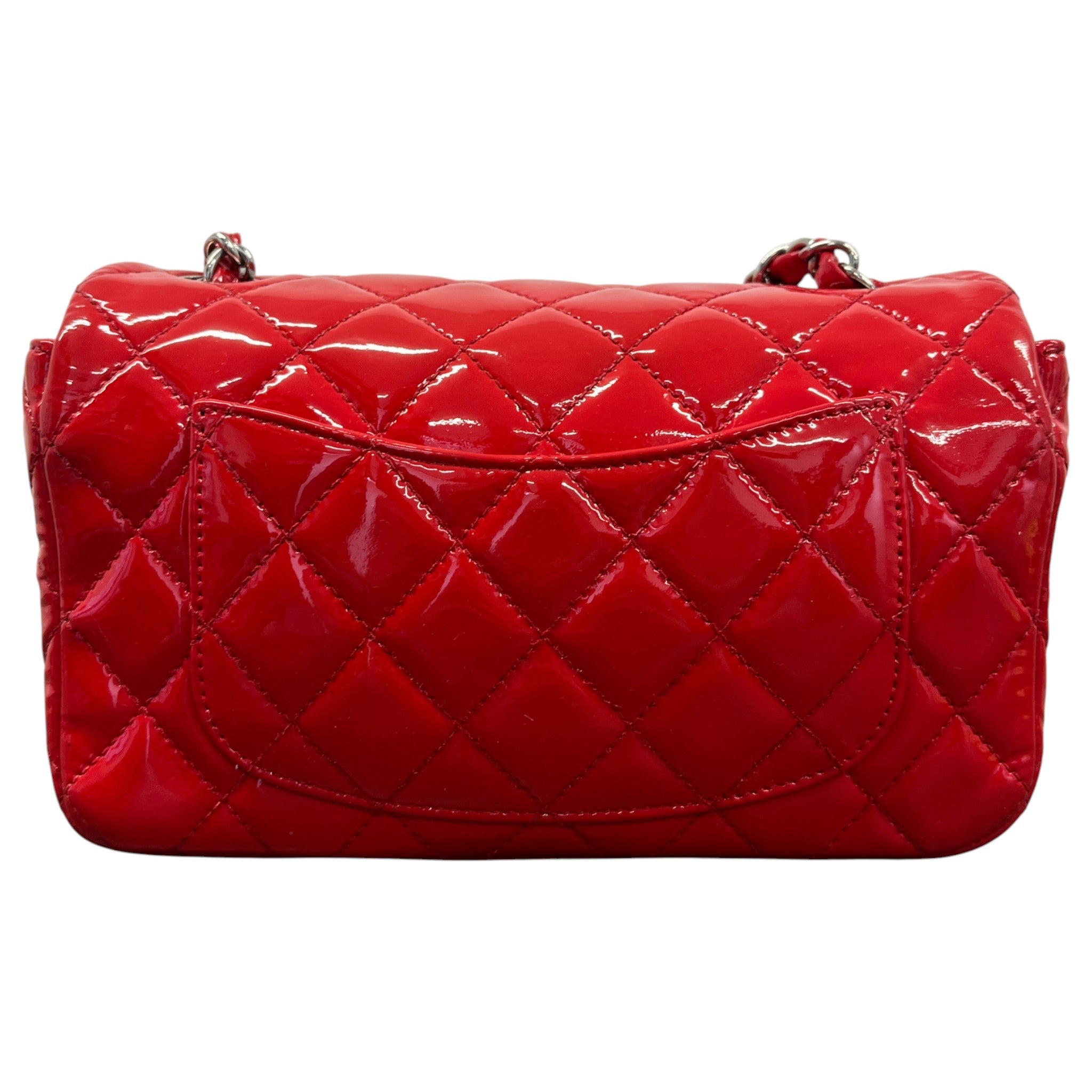 Women's Classic Single Flap Mini Handbag Red