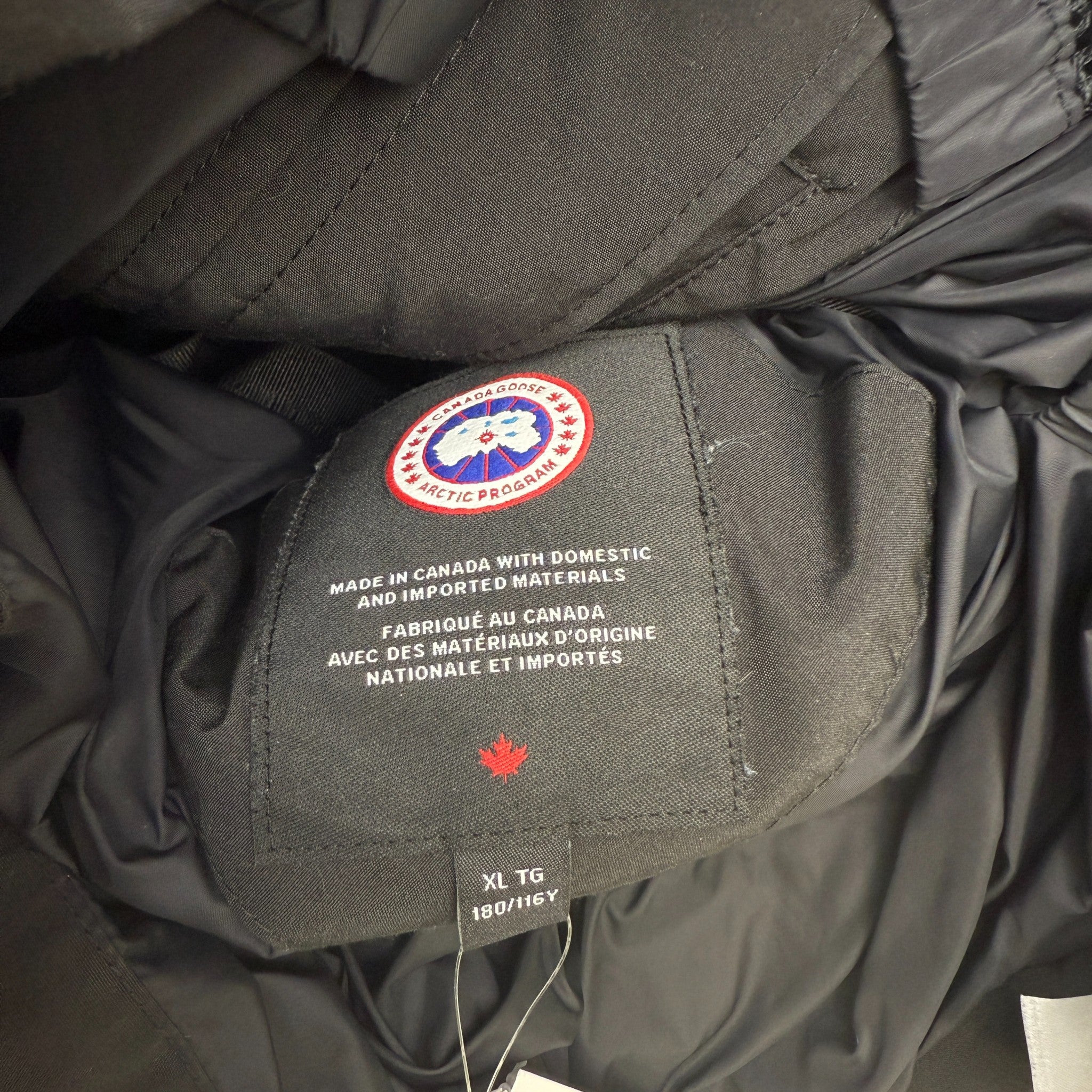 Men's Macmillan Parka Down Jacket Black Size XL