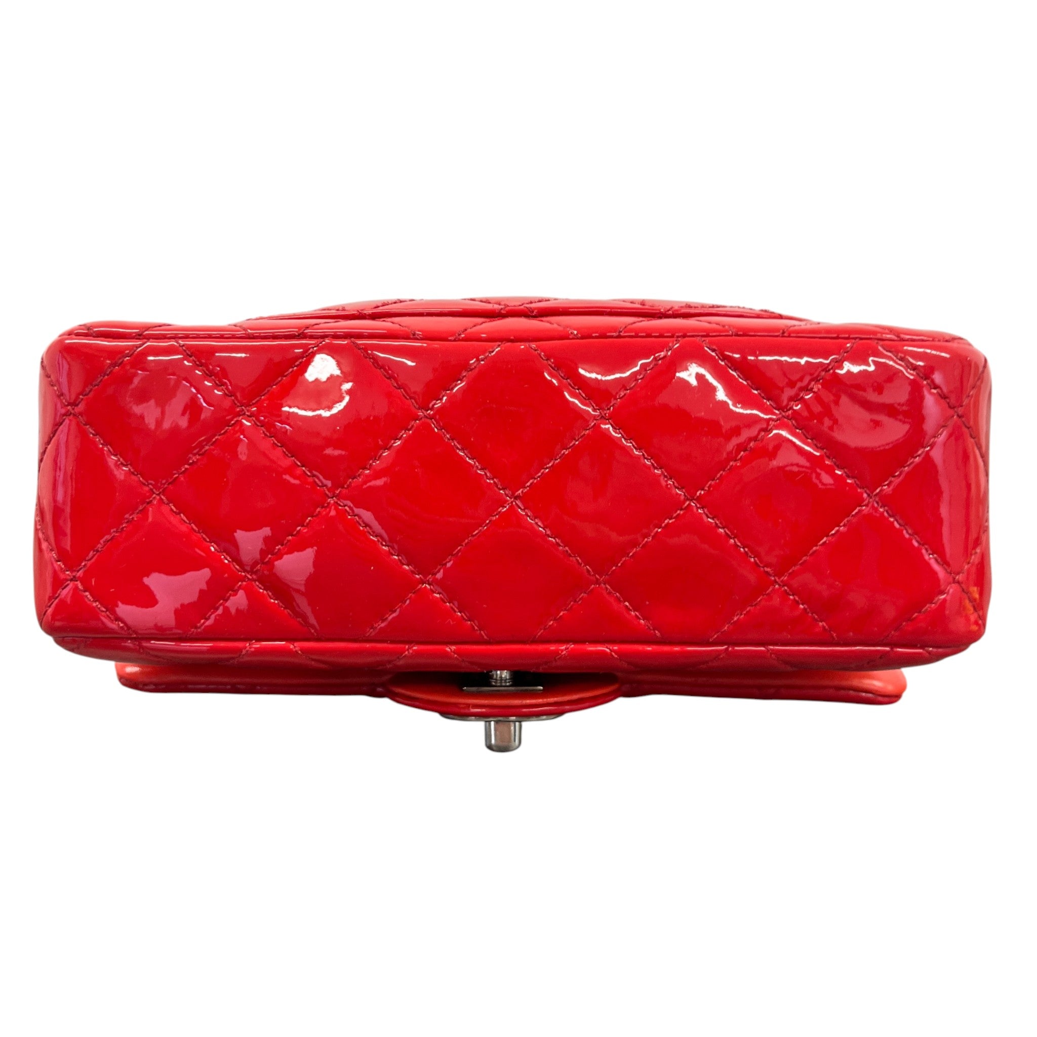 Women's Classic Single Flap Mini Handbag Red