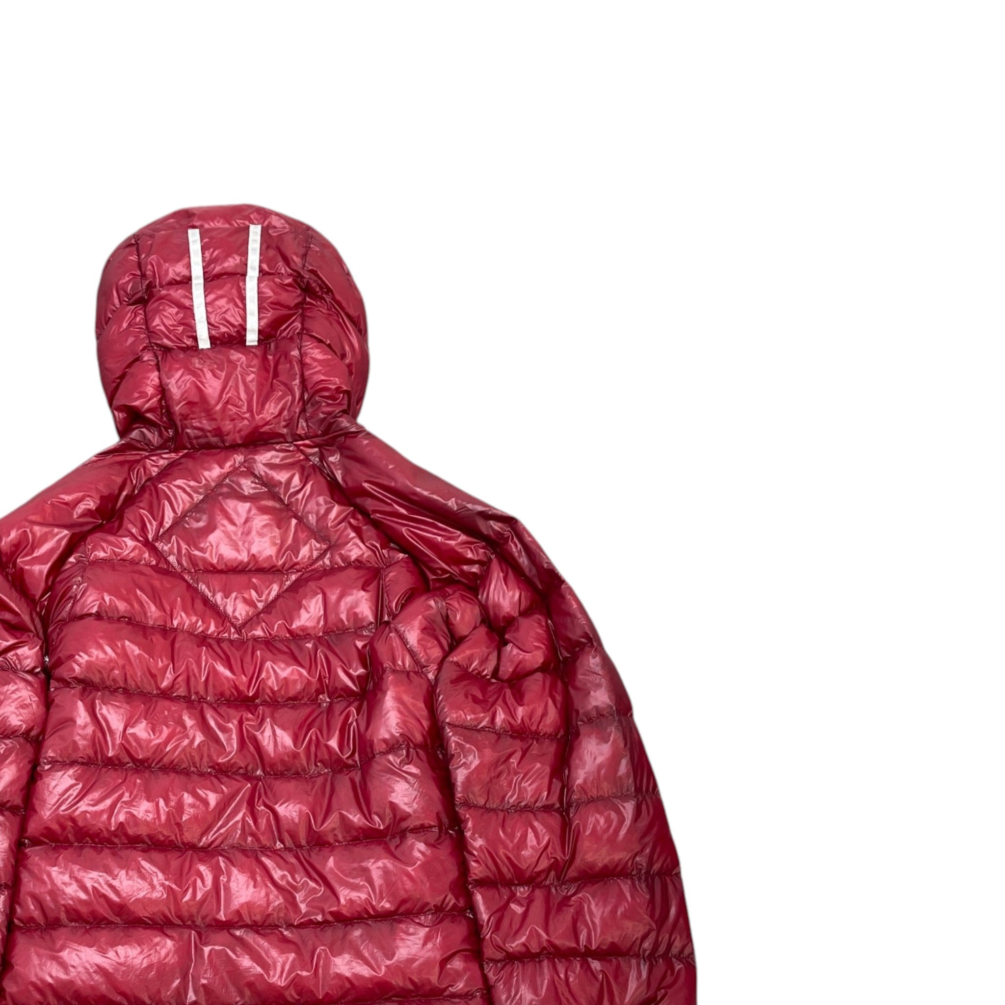 Men's Hybridge Lite Down Jacket Red Size L