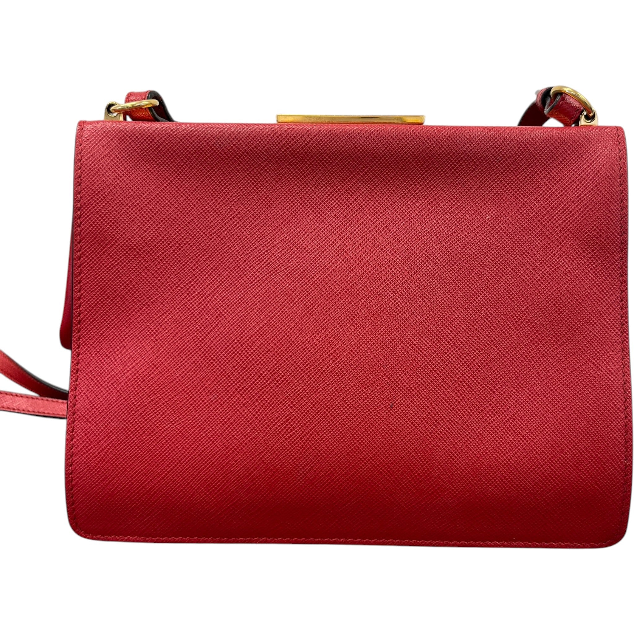 Women's Saffiano City Calf Bag Red