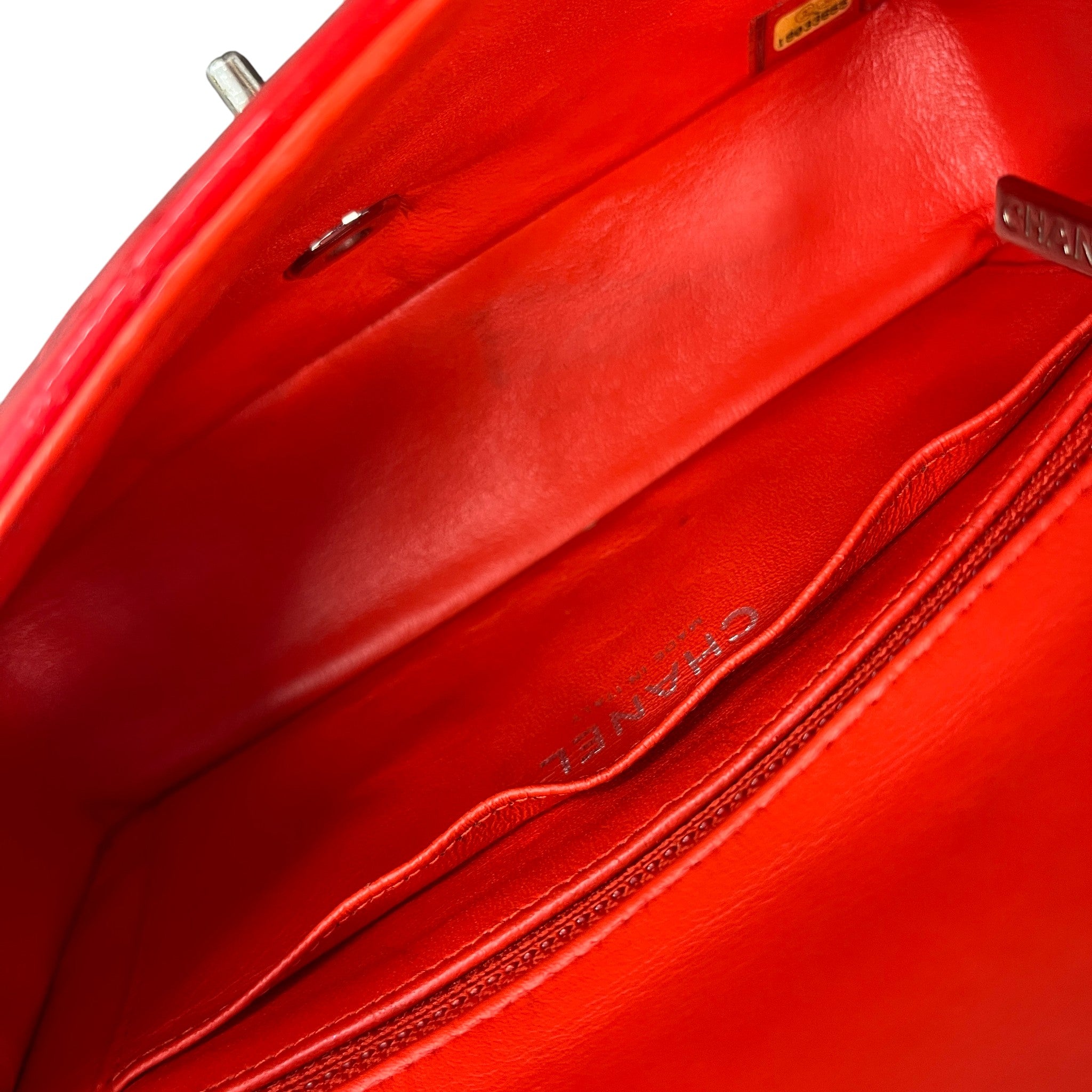 Women's Classic Single Flap Mini Handbag Red