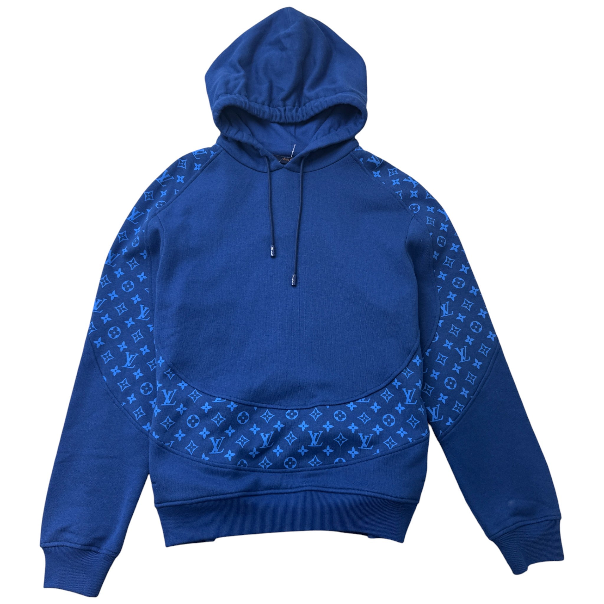 Men's Monogram Hoodie Blue Size S