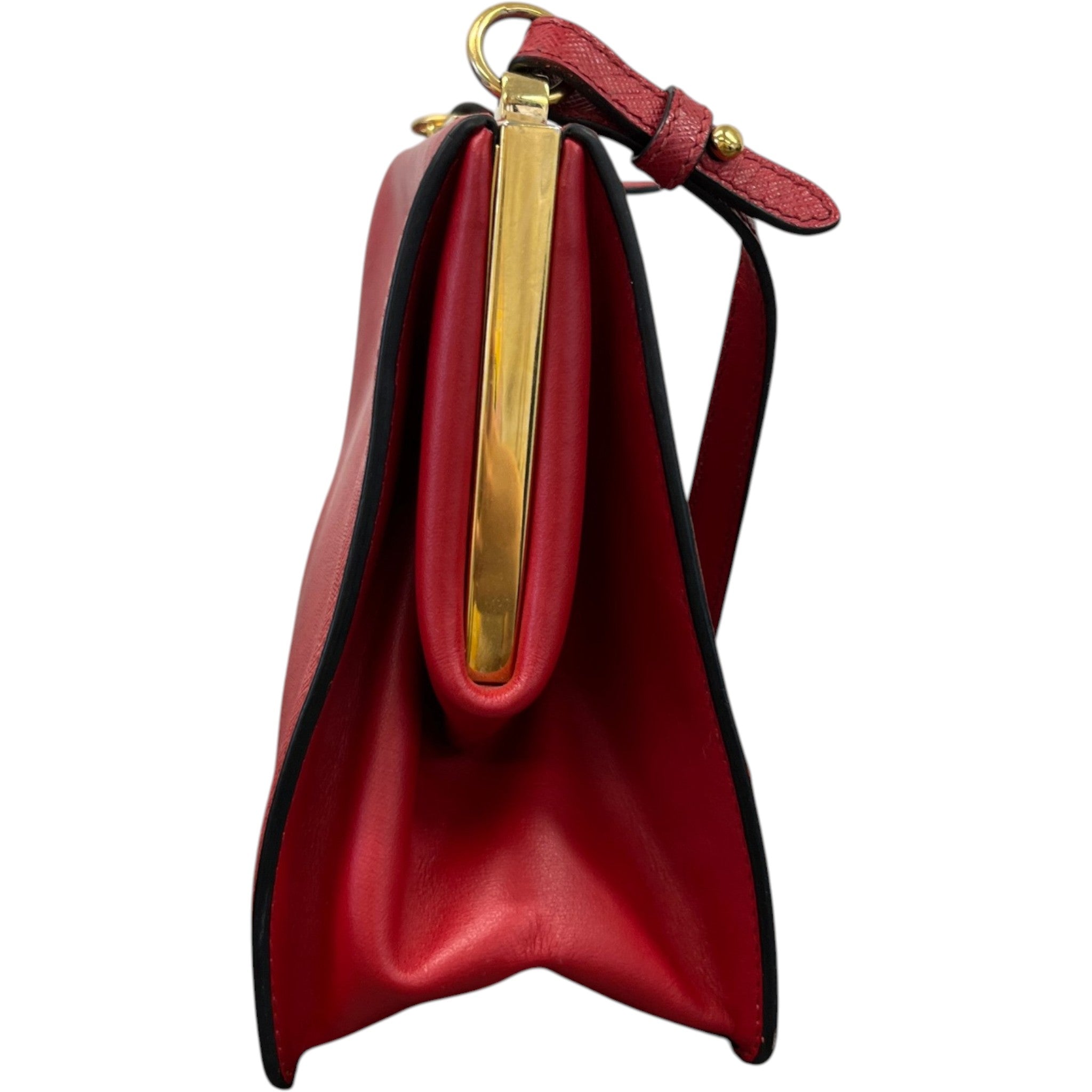 Women's Saffiano City Calf Bag Red