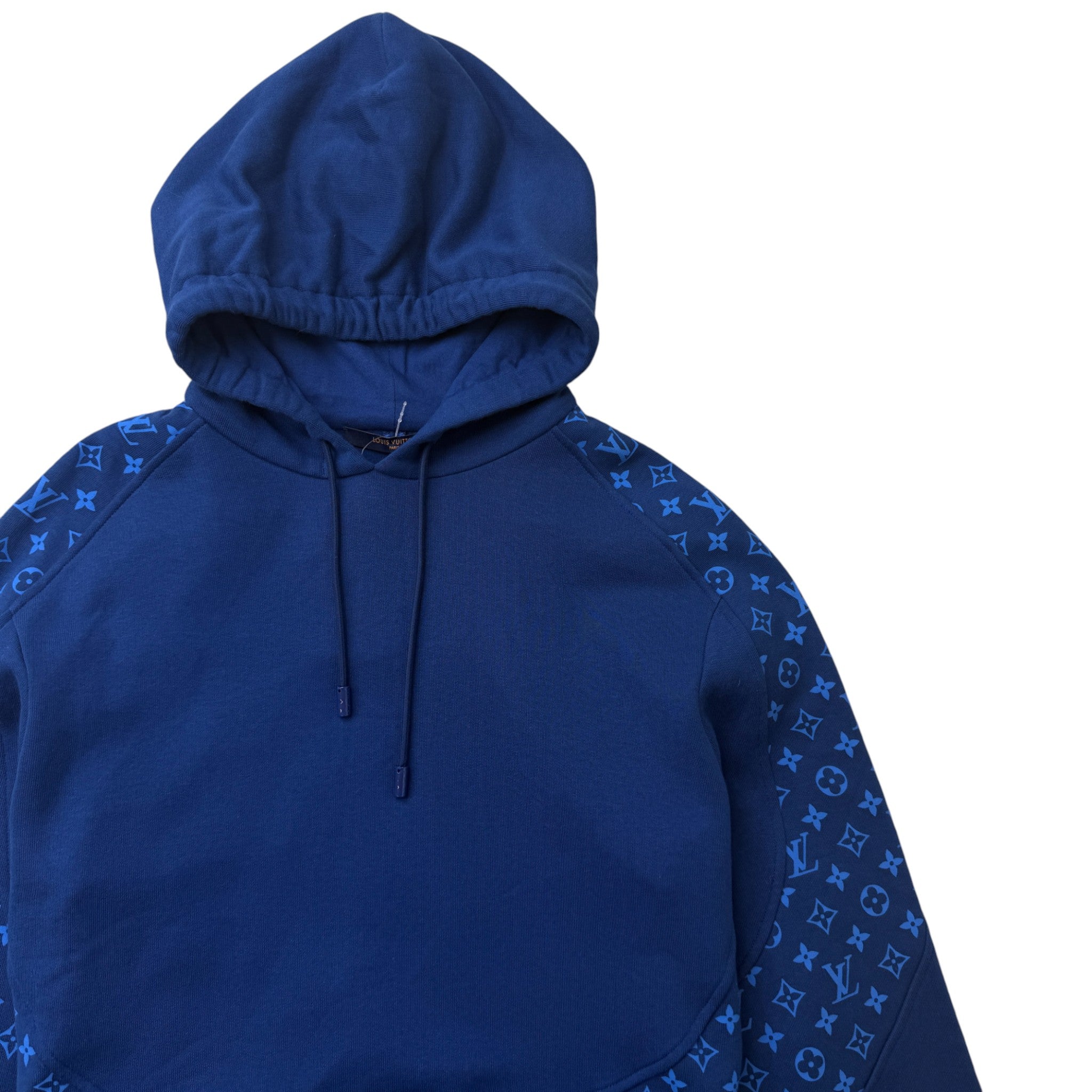Men's Monogram Hoodie Blue Size S