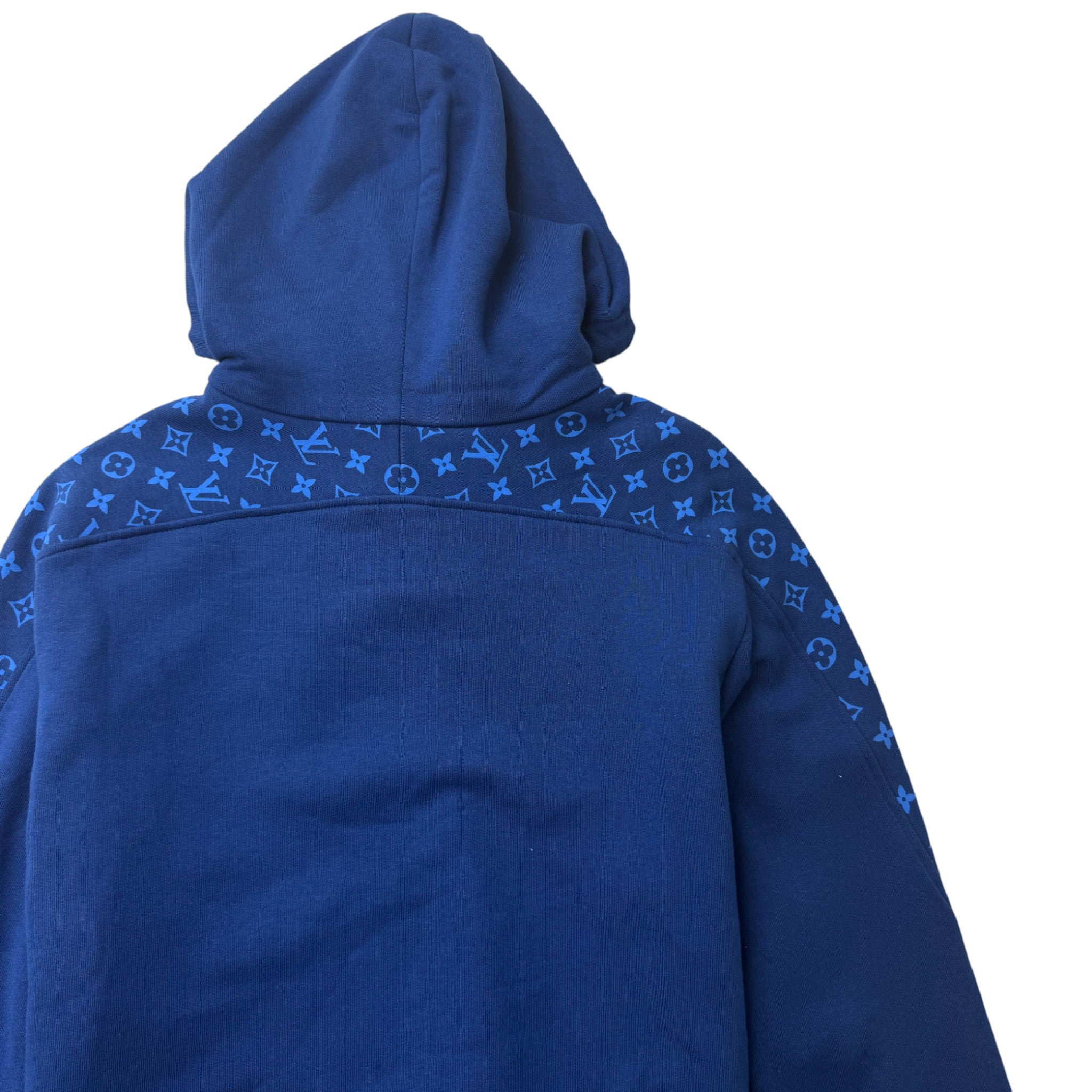 Men's Monogram Hoodie Blue Size S