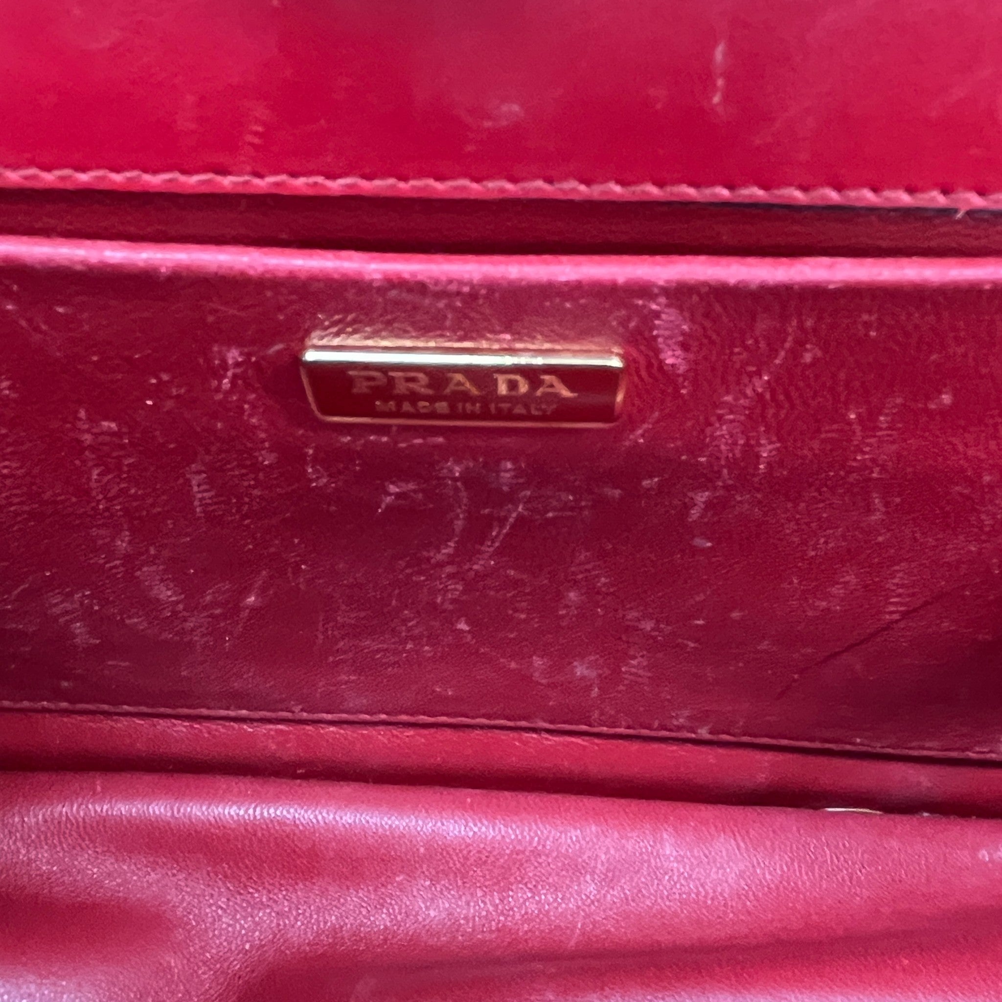 Women's Saffiano City Calf Bag Red