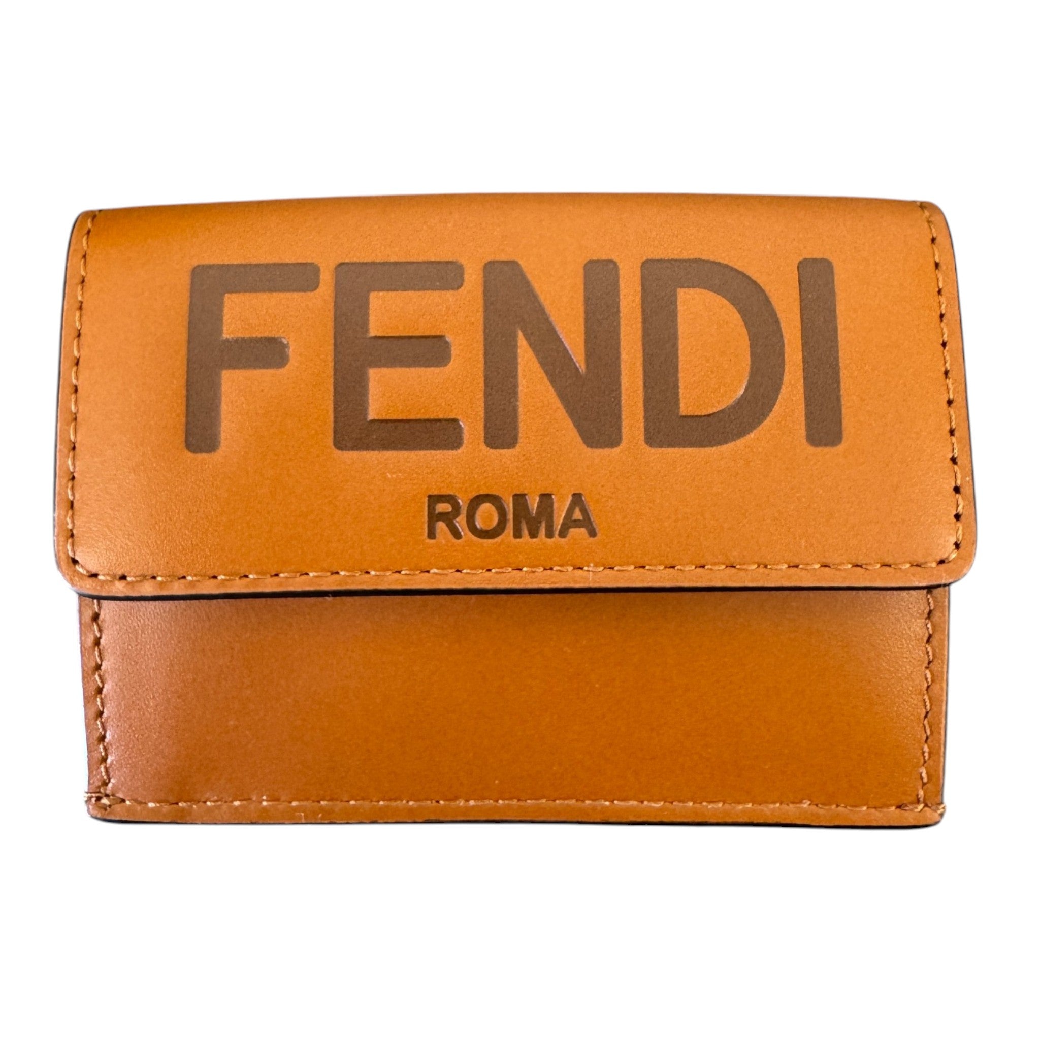 Men's Micro Trifold Wallet Brown