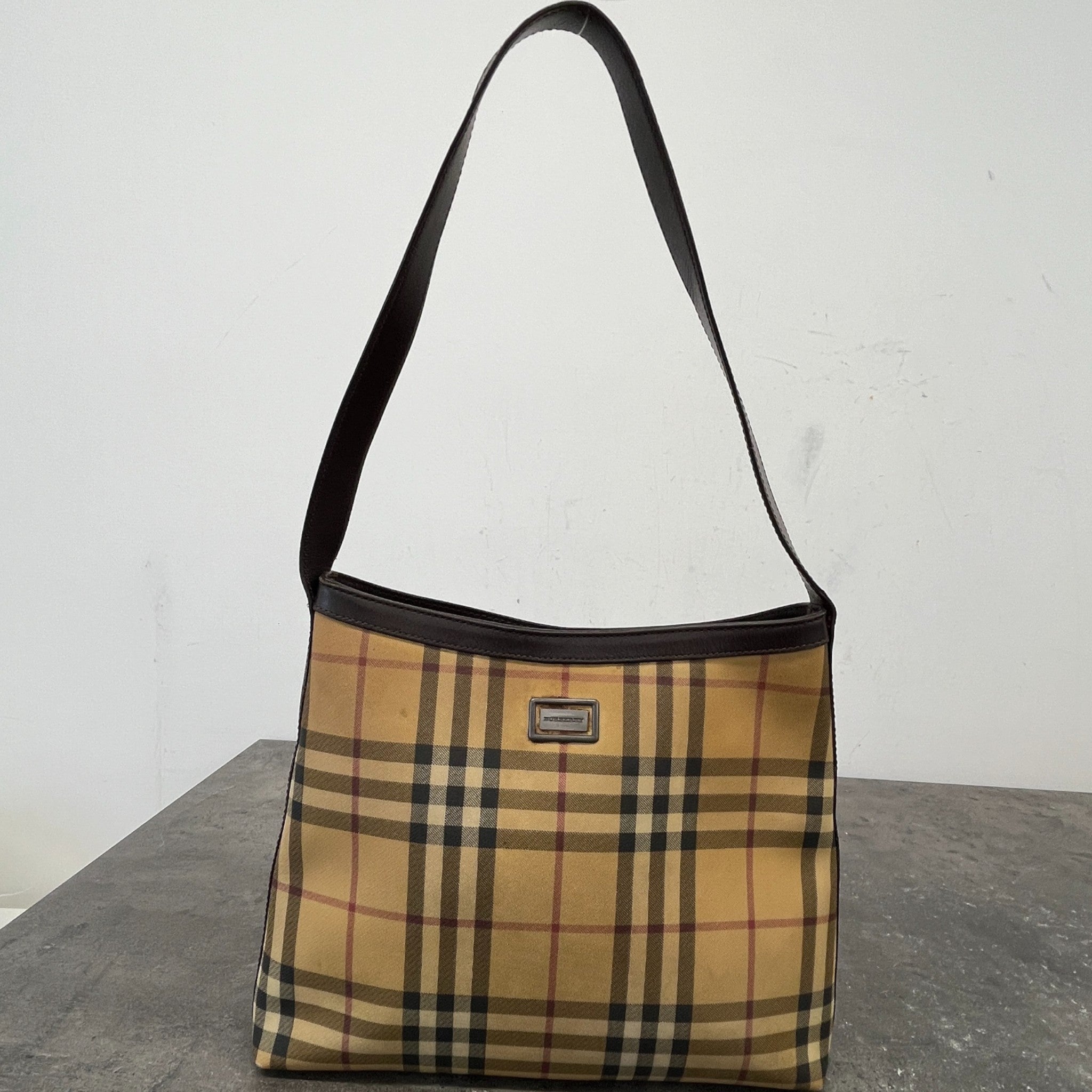Women's Vintage Nova Check Handbag Beige