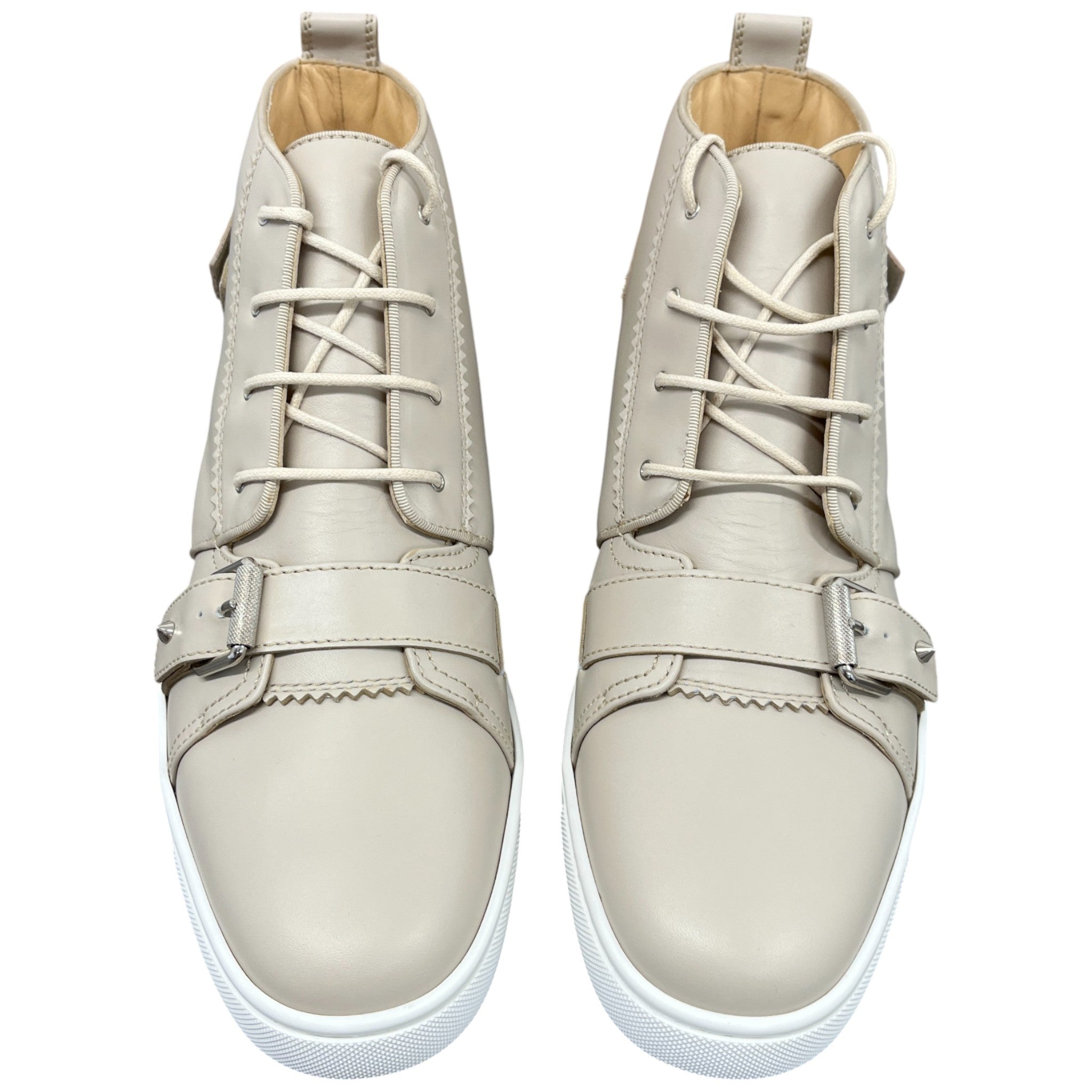 Men's Nono Strap High Trainers Beige Size EU 42.5 / UK 8.5