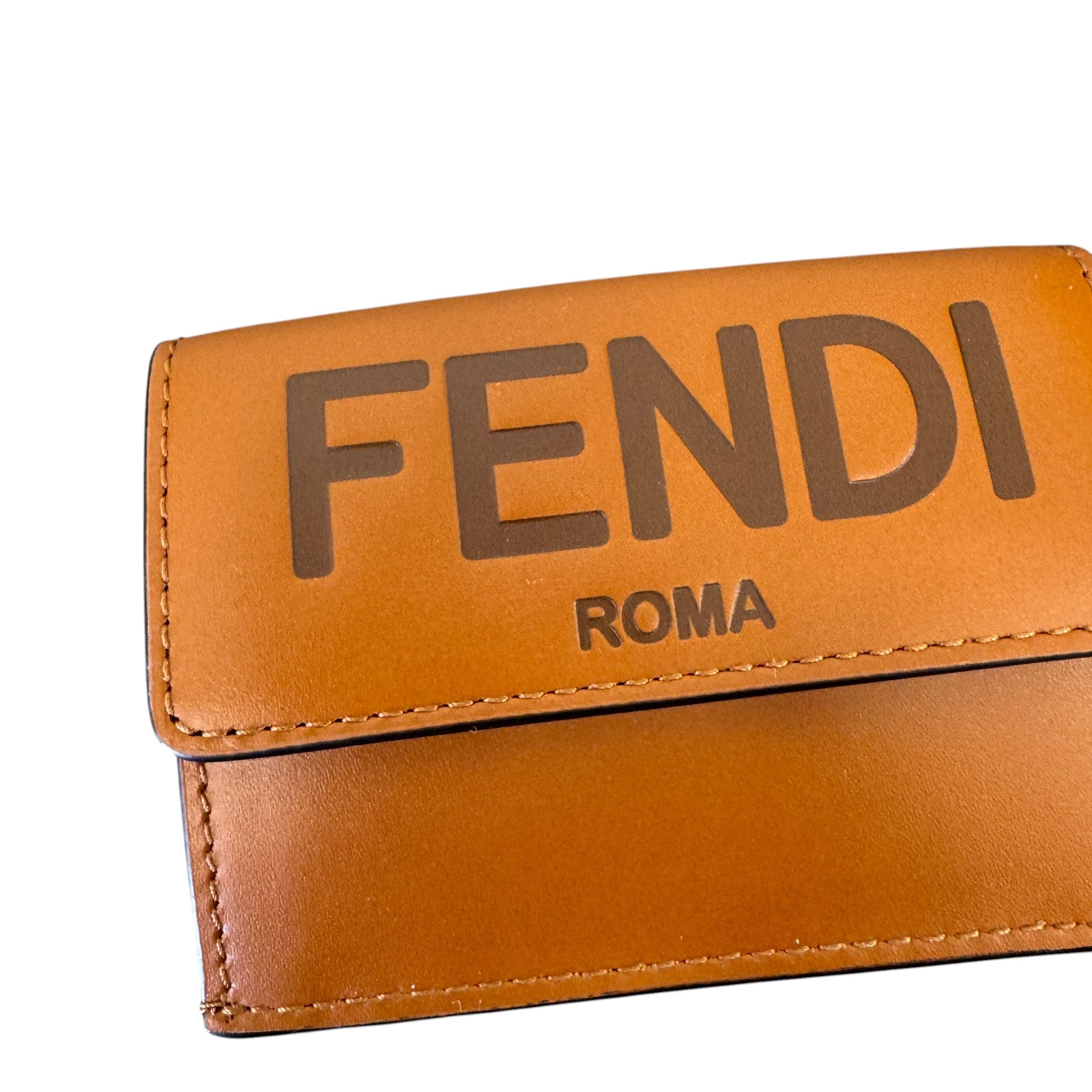 Men's Micro Trifold Wallet Brown