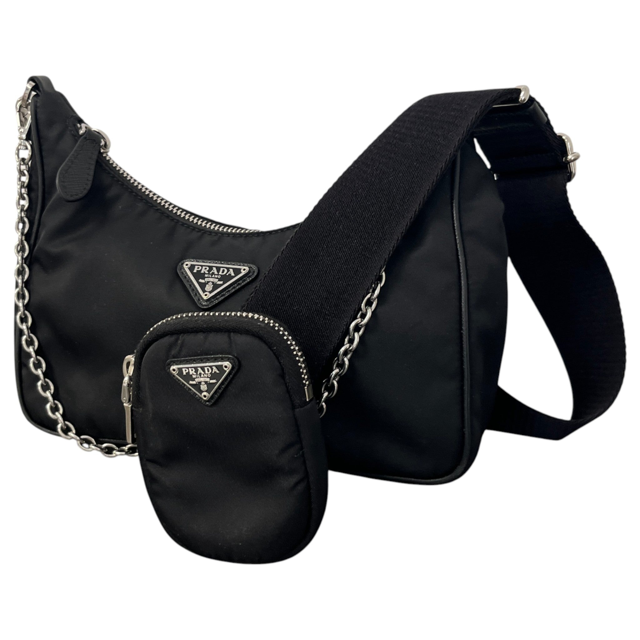 Women's Re-Edition 2005 Re-Nylon Handbag Black