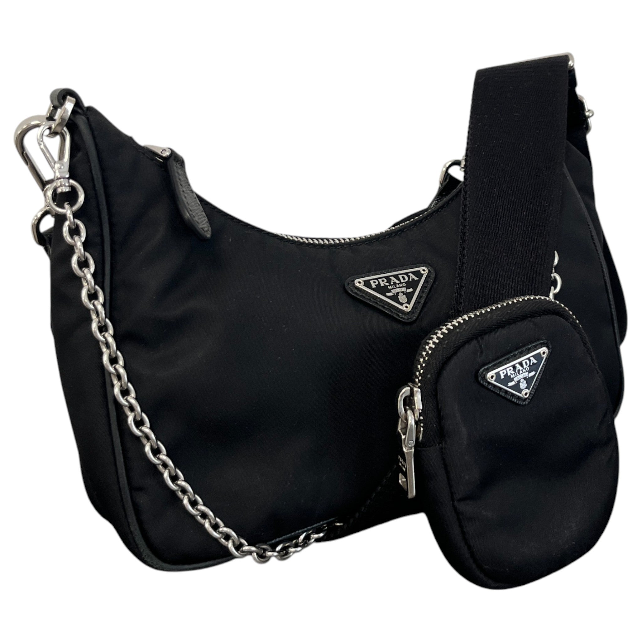 Women's Re-Edition 2005 Re-Nylon Handbag Black