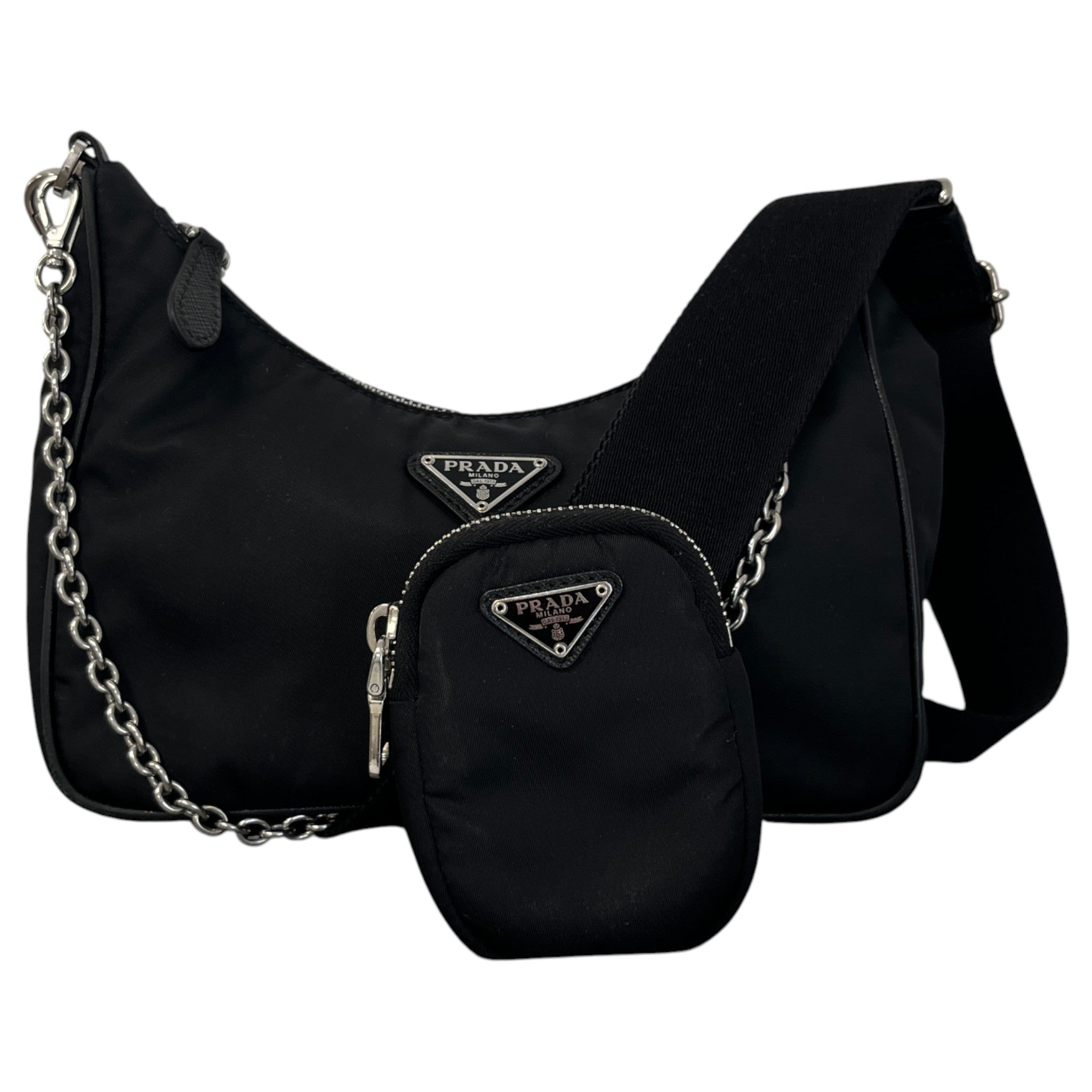 Women's Re-Edition 2005 Re-Nylon Handbag Black