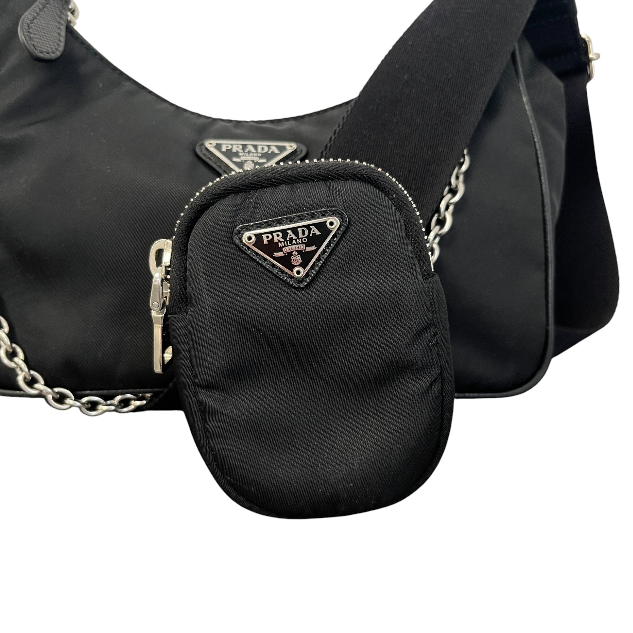 Women's Re-Edition 2005 Re-Nylon Handbag Black