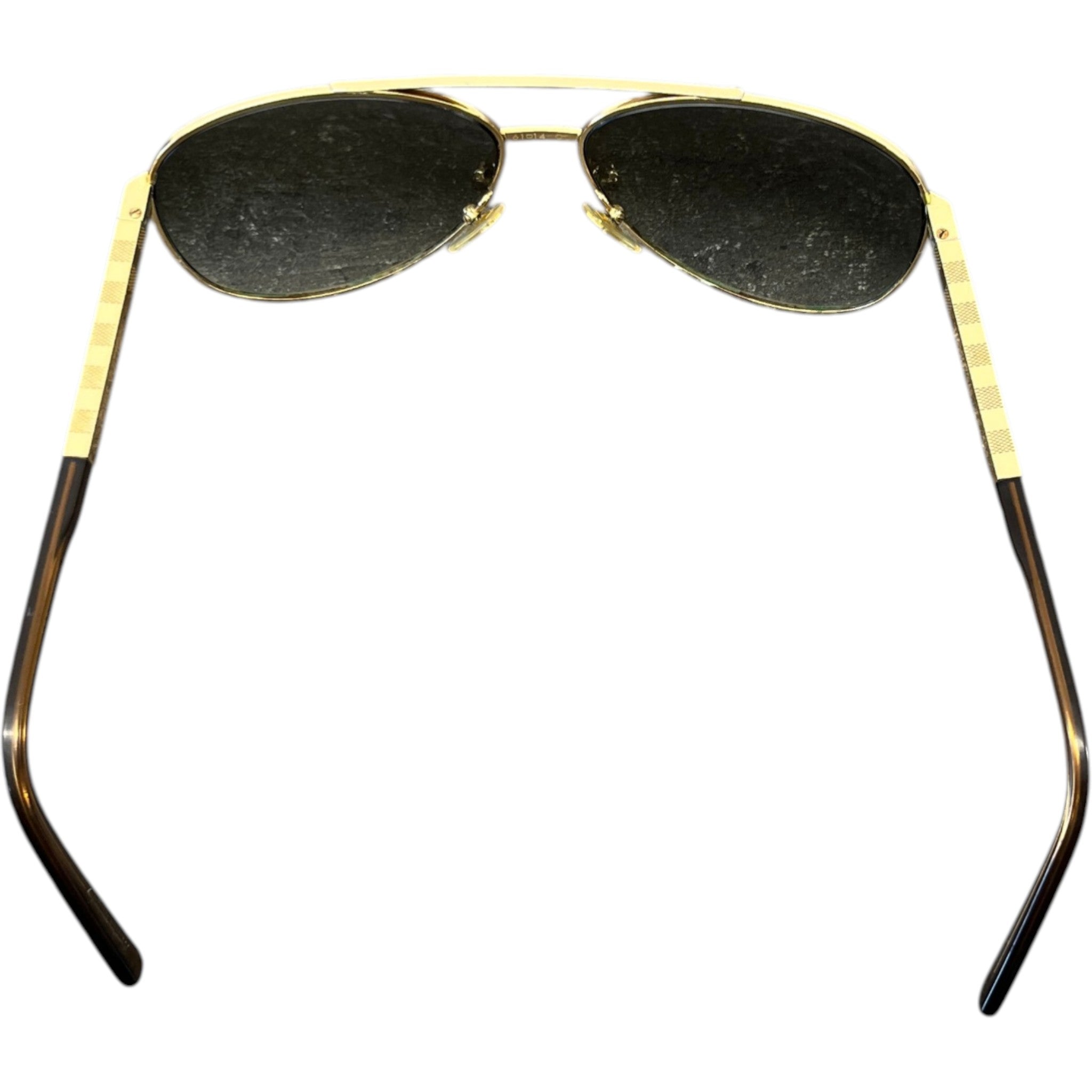 Men's Attitude Pilote Sunglasses Gold
