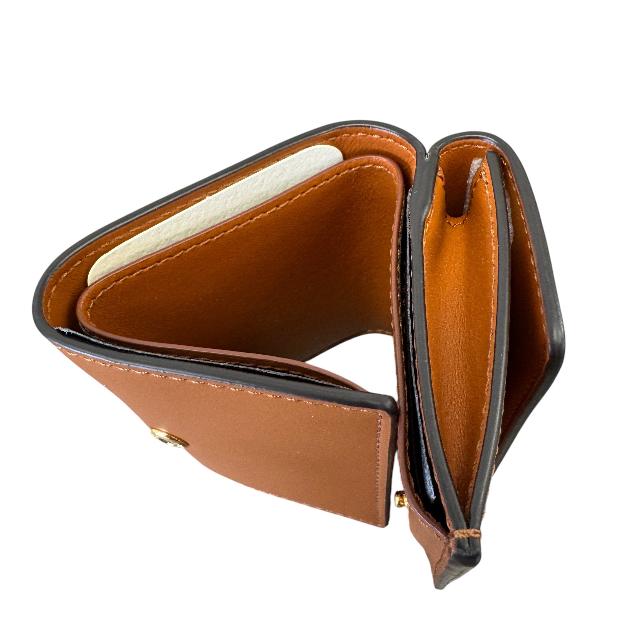 Men's Micro Trifold Wallet Brown