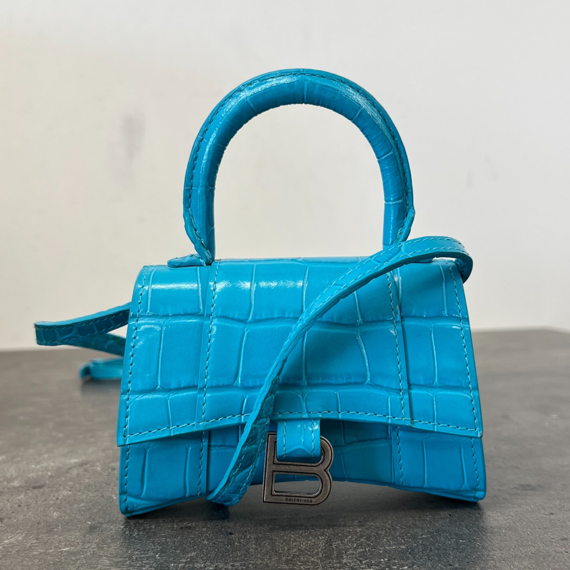 Women's Mini Hourglass Bag Blue