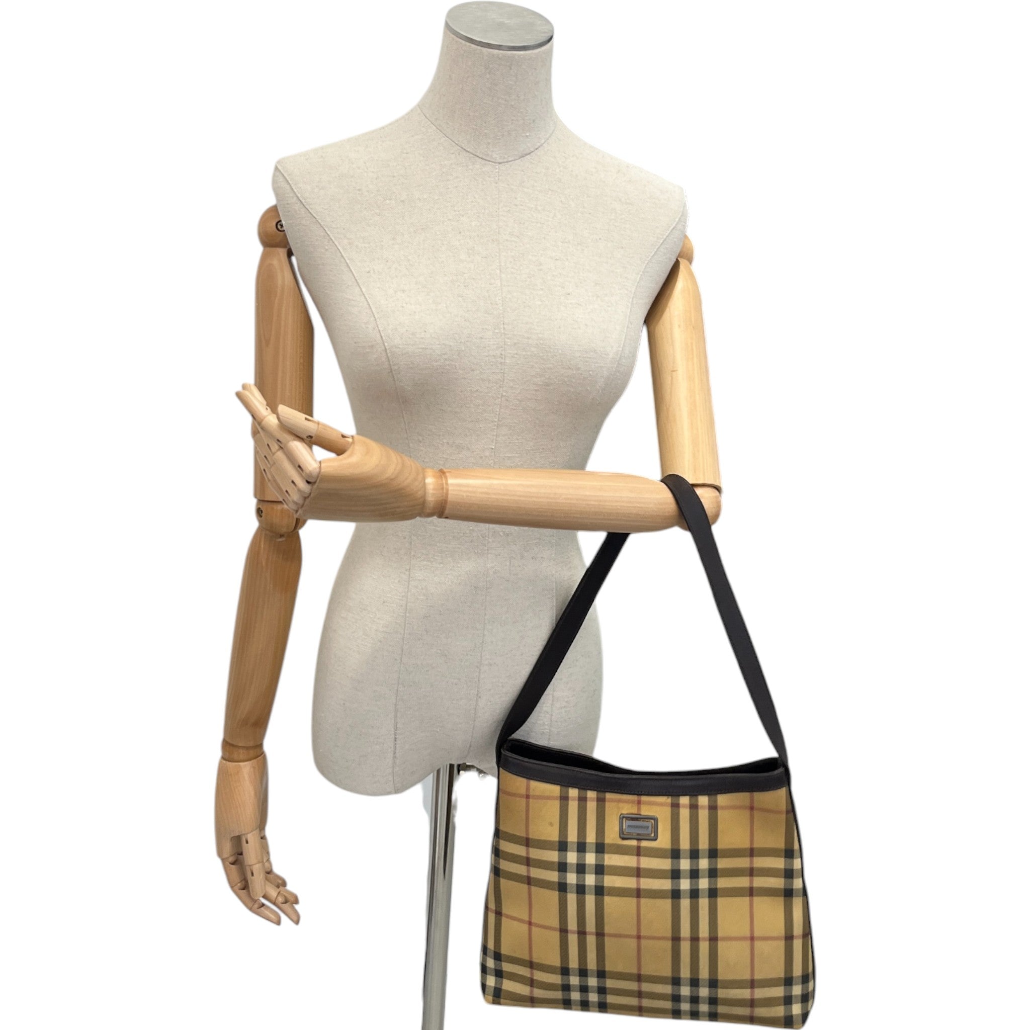 Women's Vintage Nova Check Handbag Beige